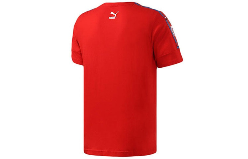 PUMA PUMA 90s Retro Tape Short Sleeve T-Shirt 'Red' 579516-04 outlook