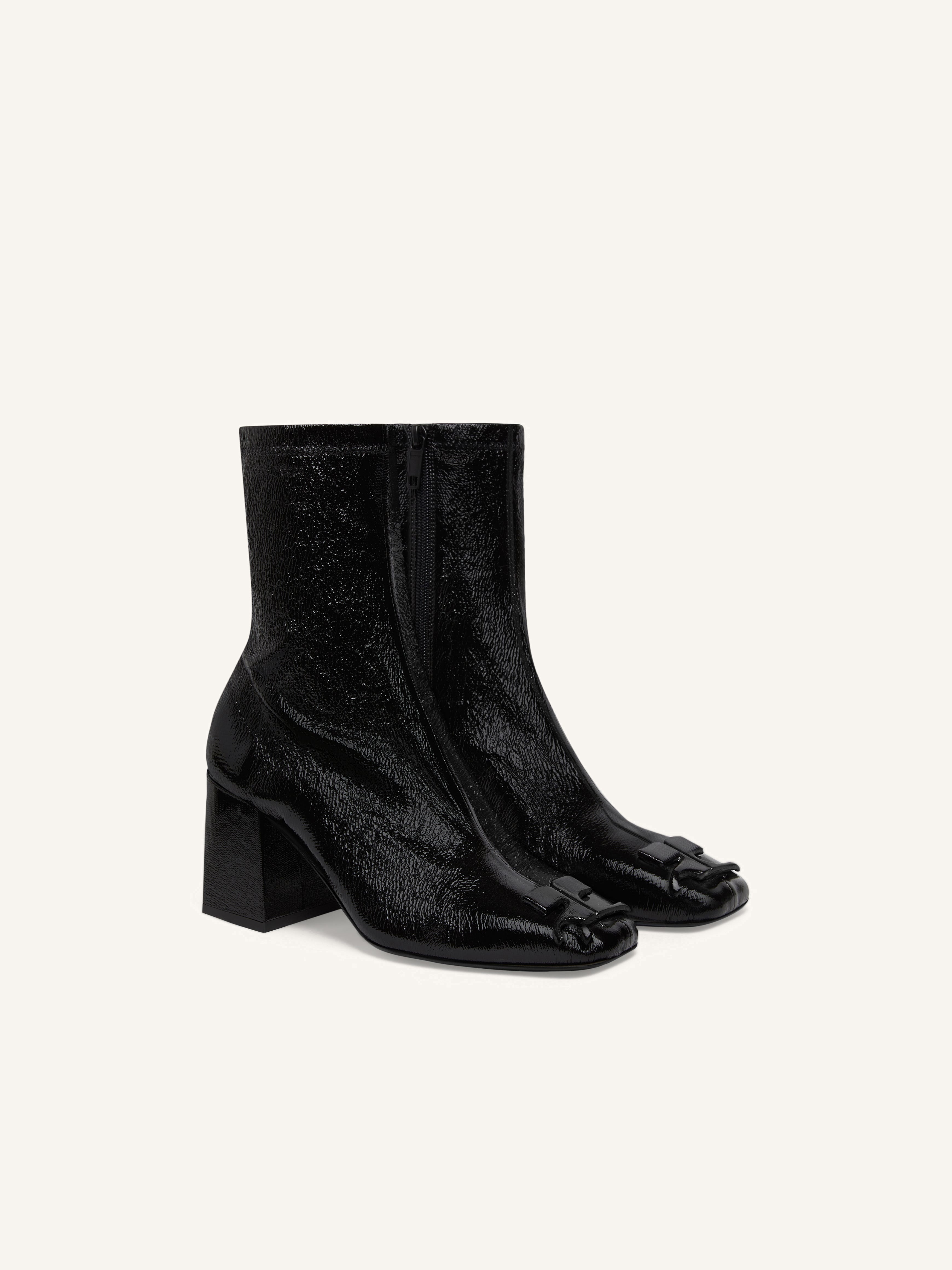 REEDITION VINYL ANKLE BOOTS - 2