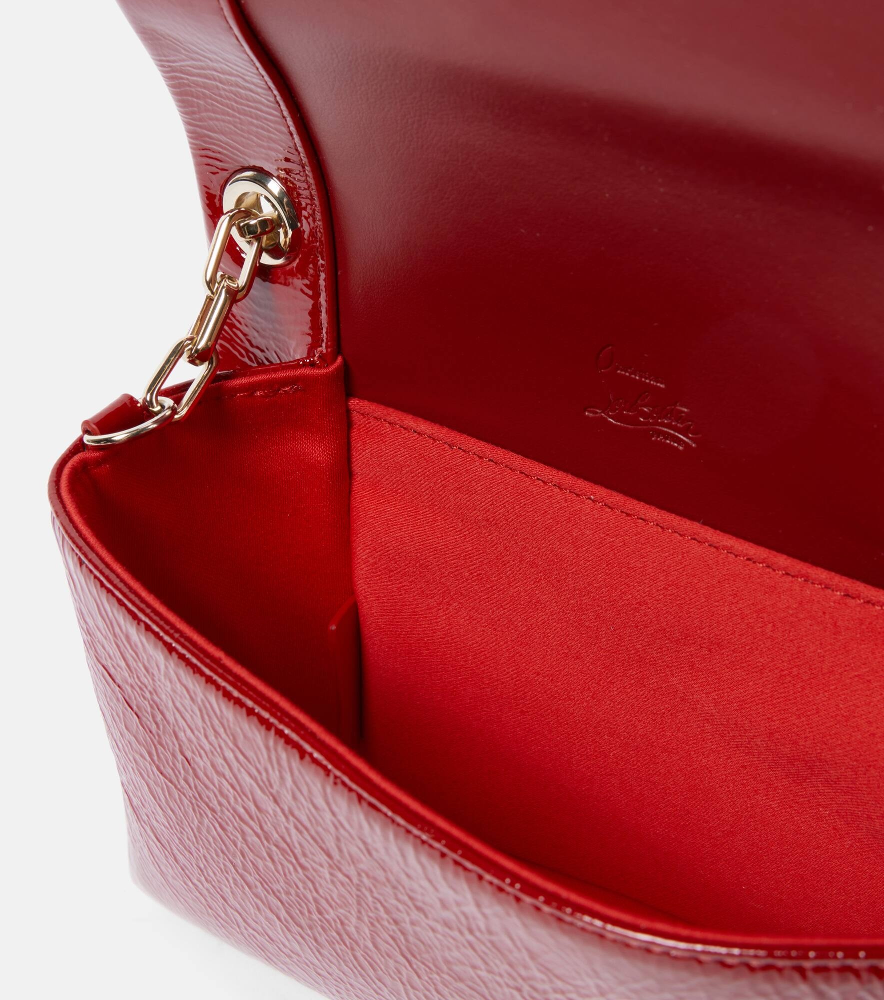Loubi54 patent leather clutch - 3