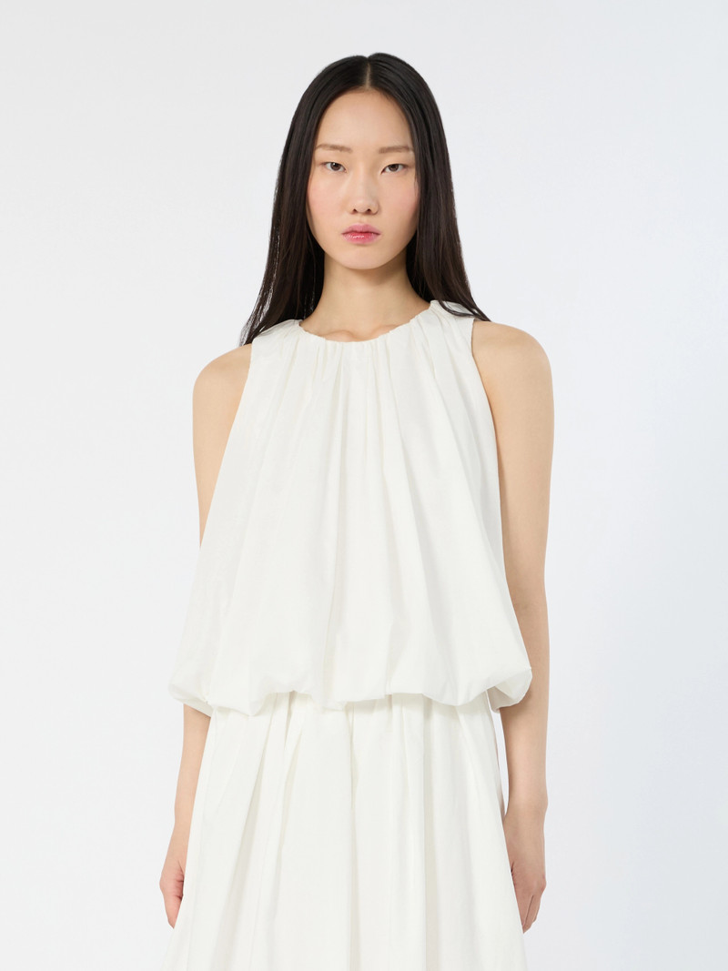 WKIANGEL Cotton muslin top - WHITE 3
