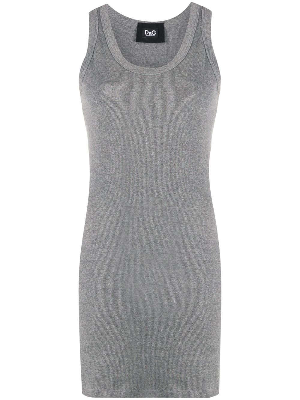 rib-knit tank top - 1