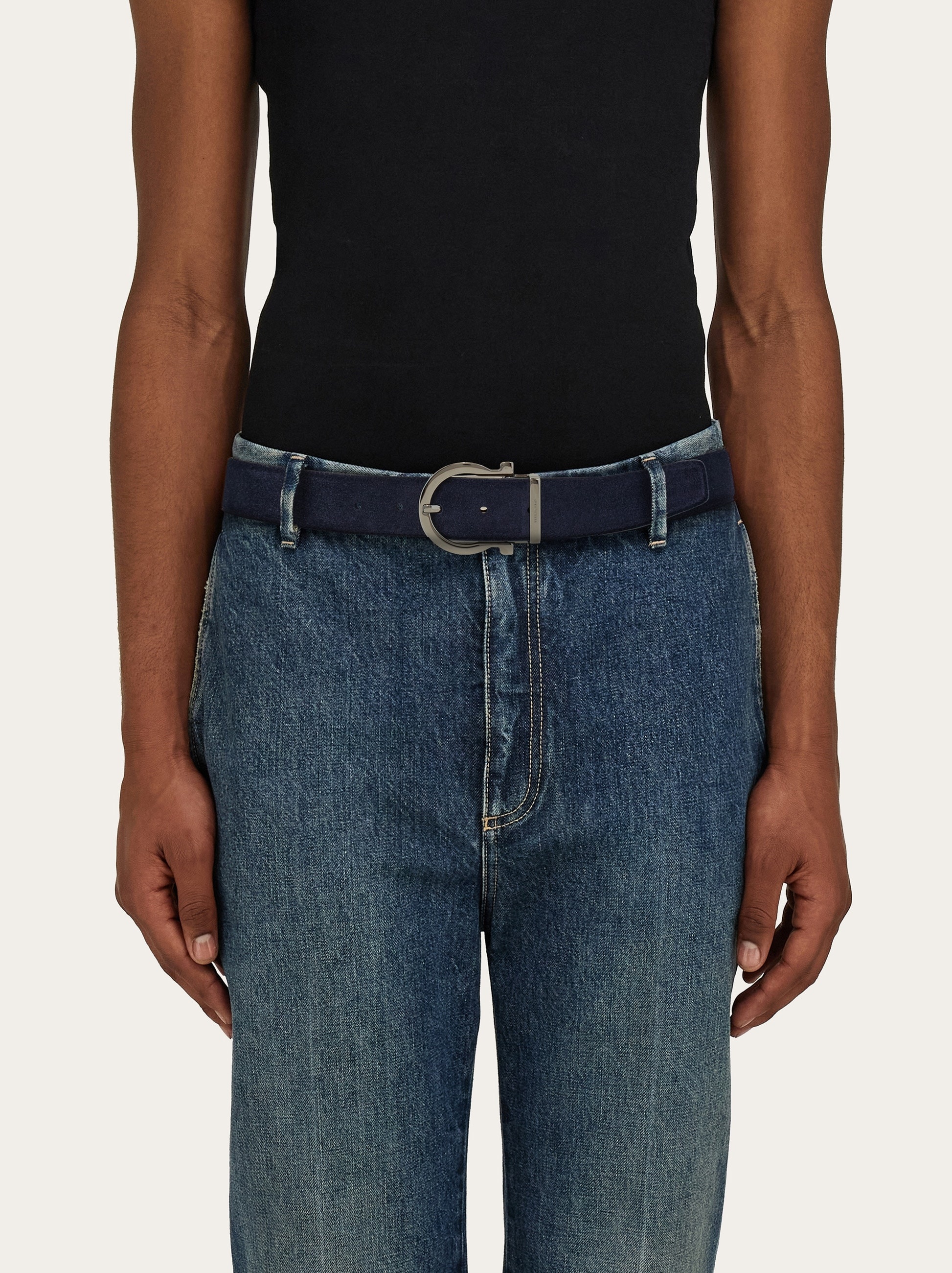 Adjustable Gancini belt - 4