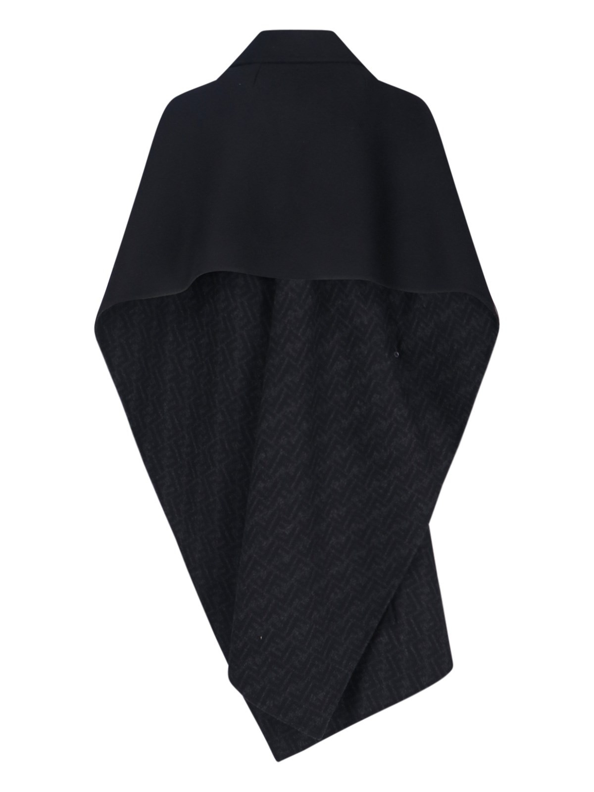 VIRGIN WOOL CAPE 'FF' - 2