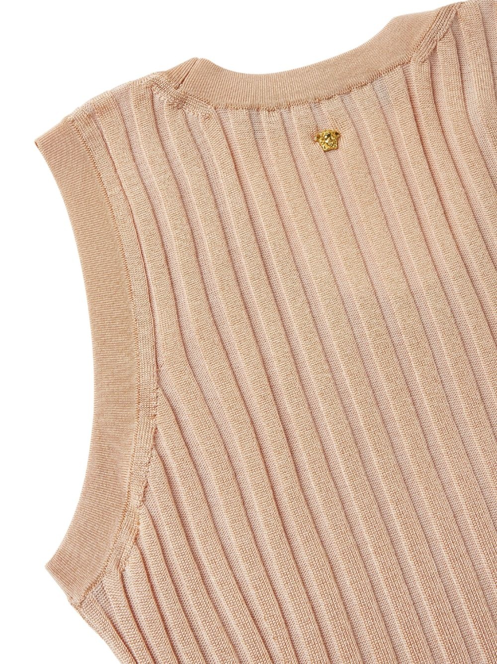 ribbed sleeveless top - 3