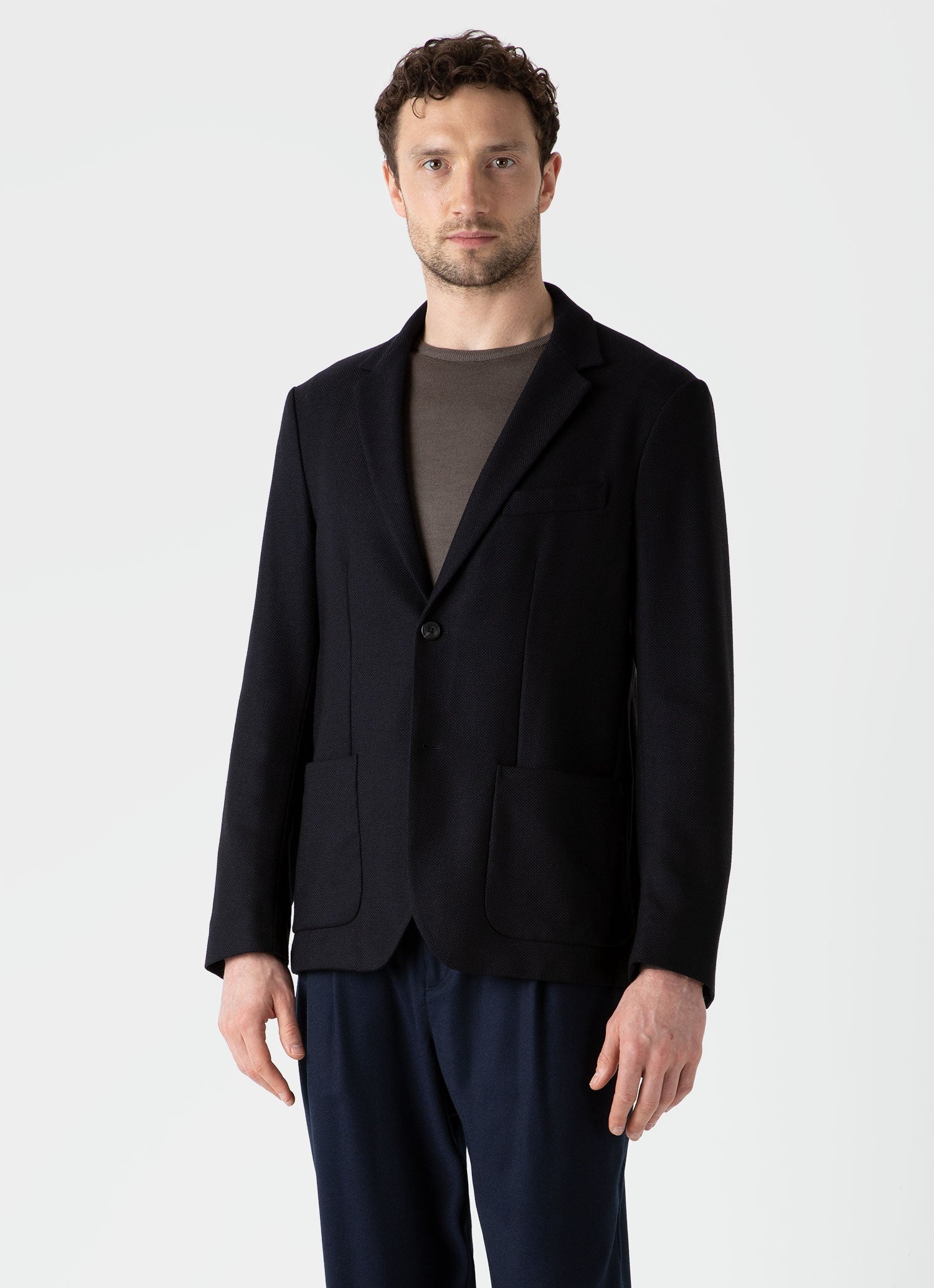 Textured Wool Blazer - 2