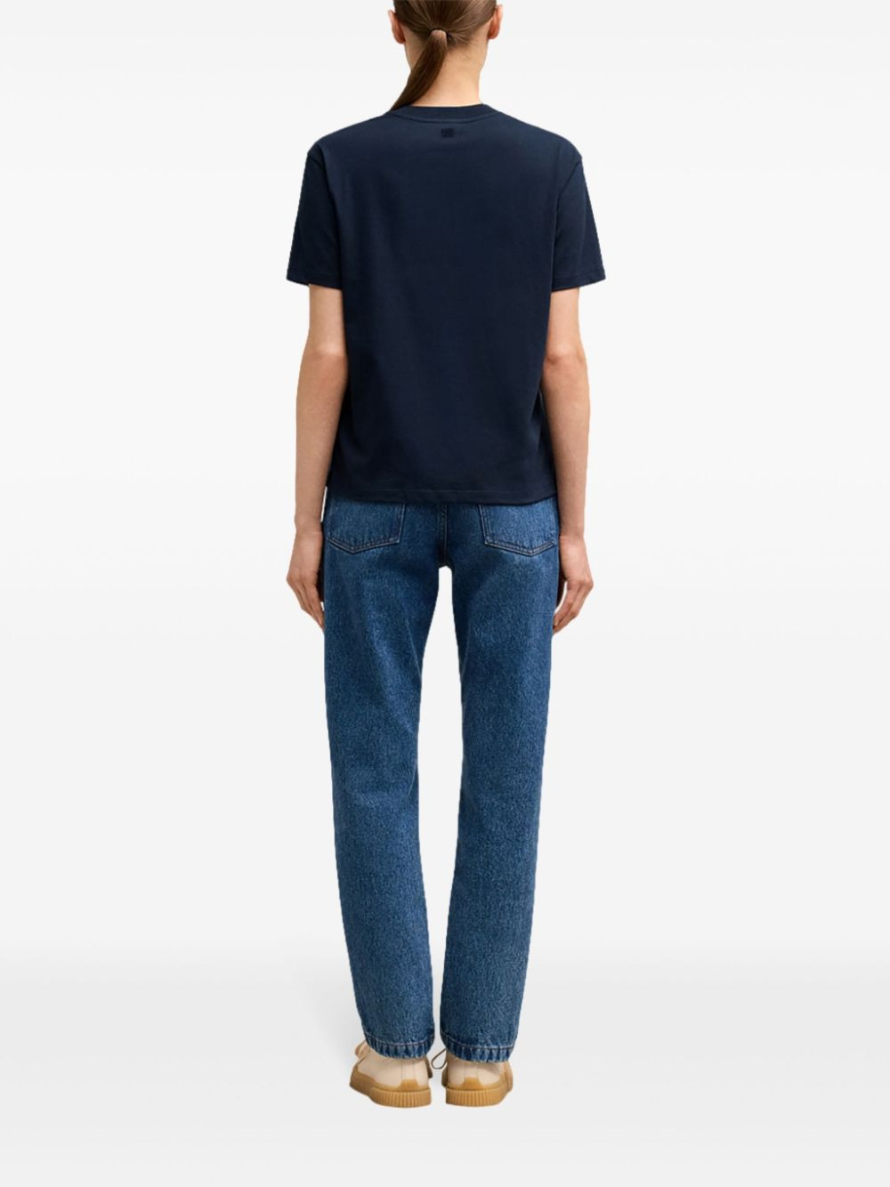 Ami Paris Men T-Shirt With Logo - 3