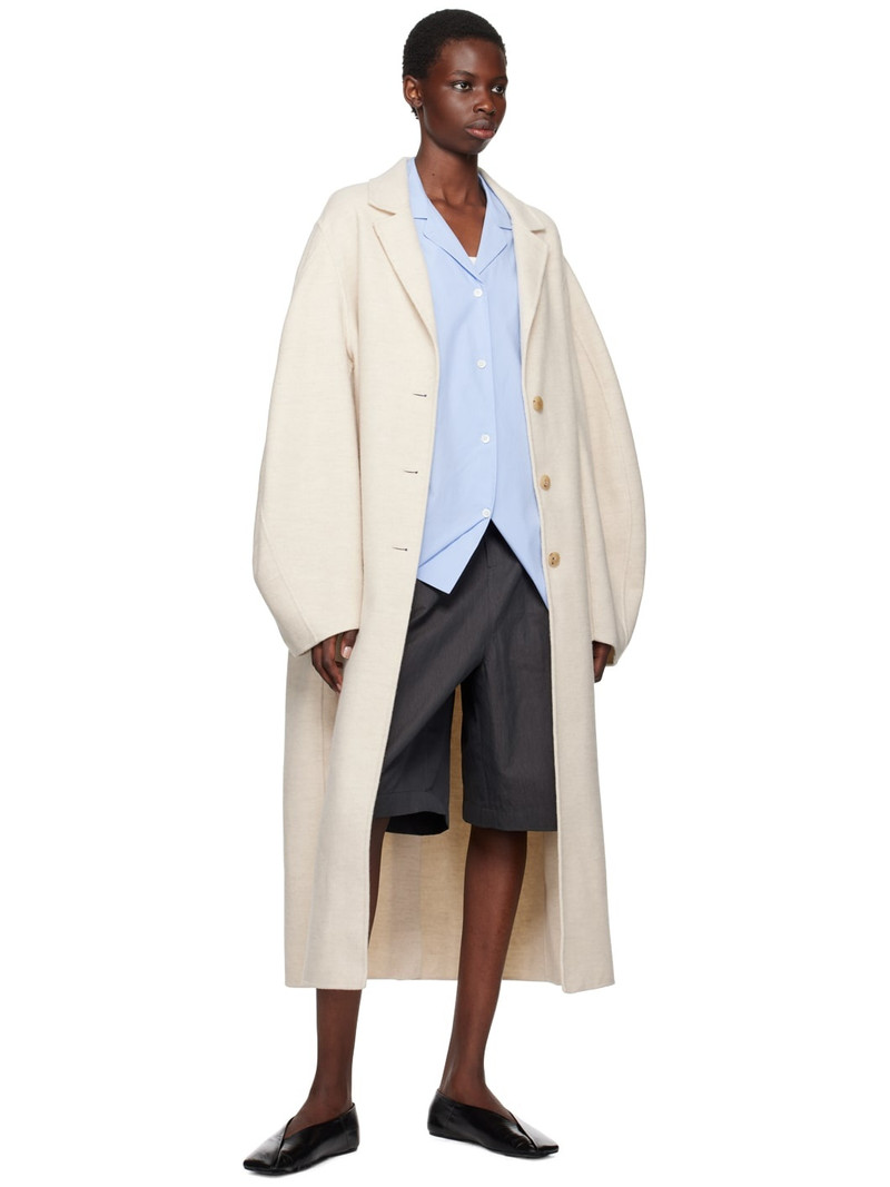 LE17SEPTEMBRE Blue Open Spread Collar Shirt outlook