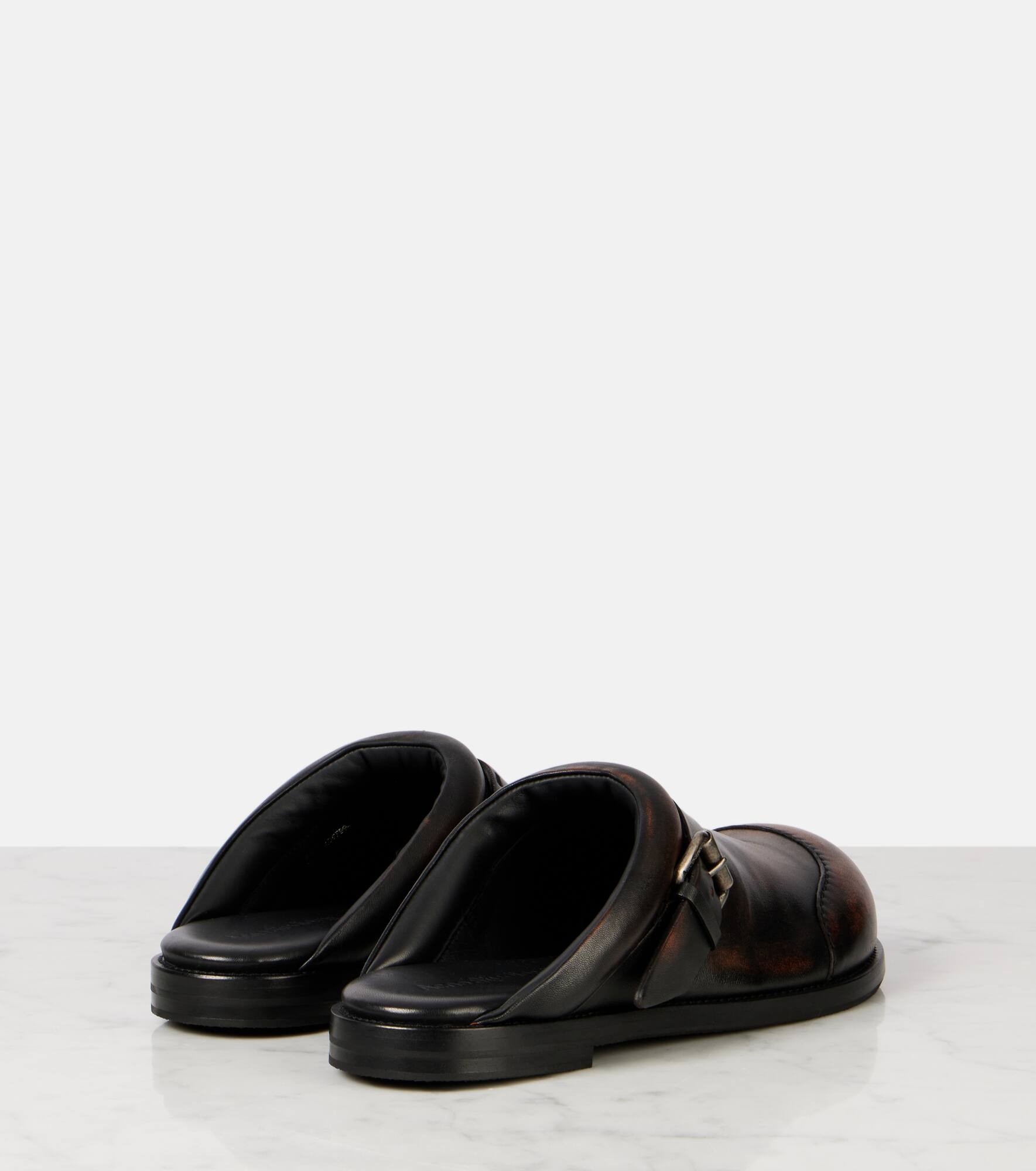 Leather mules - 2