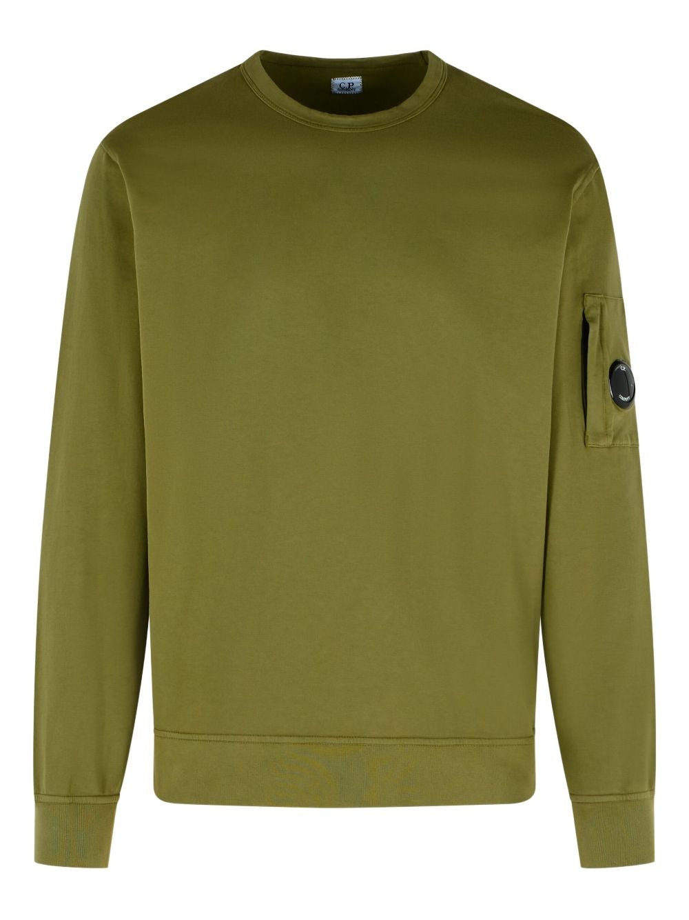 lens-detail crew-neck sweatshirt - 2