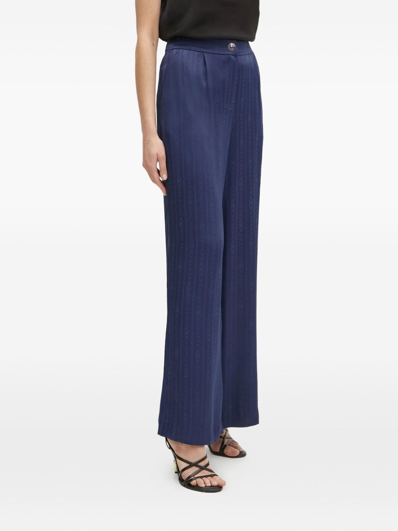 button-fastening pattern trousers 1