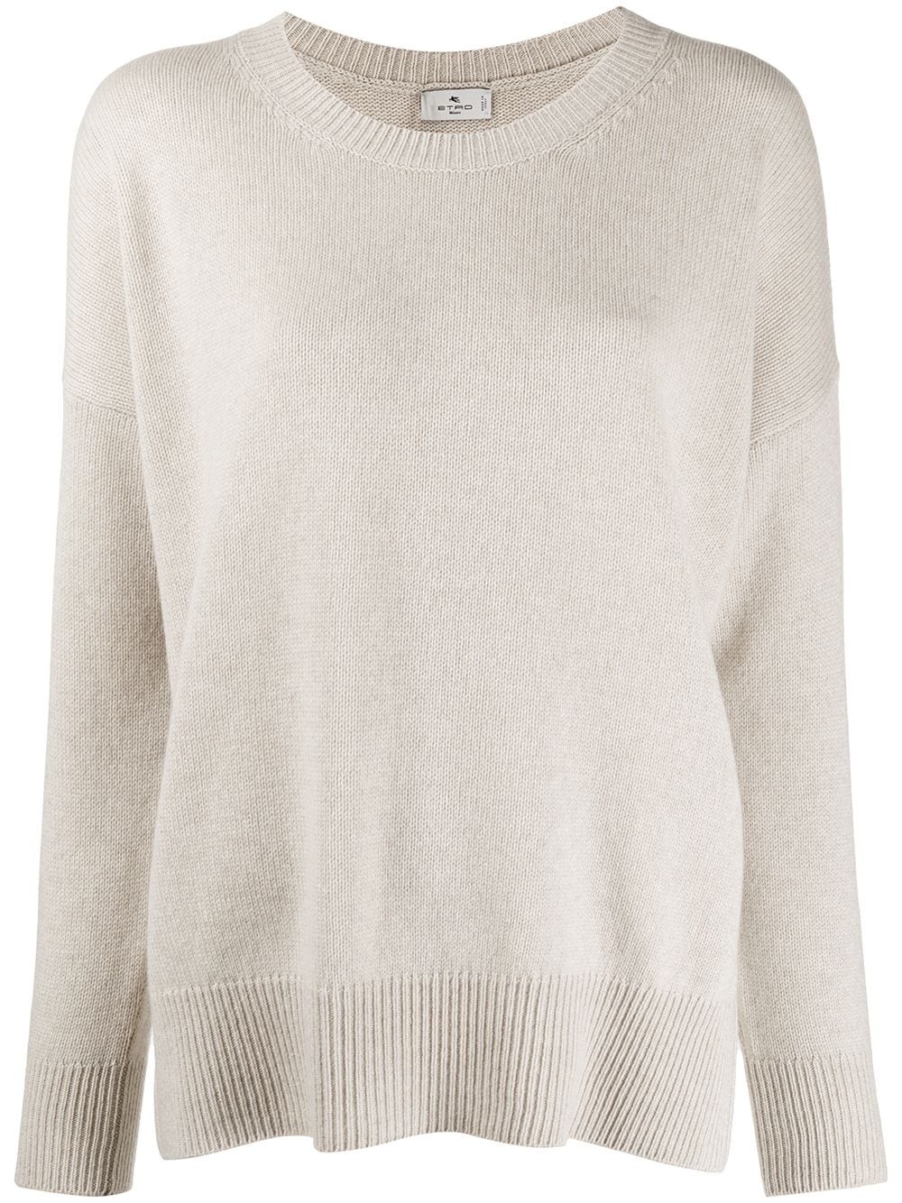 oversized crew neck jumper - 1