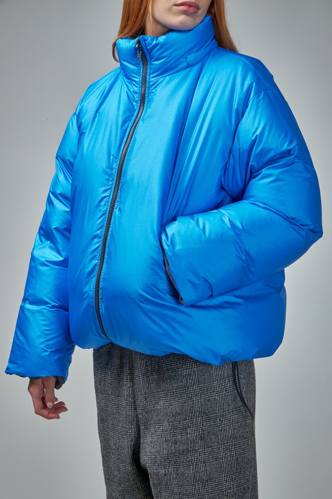 Reversible Hooded Jacket Down Filled - 4
