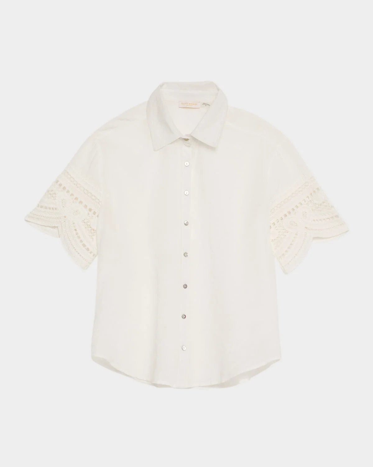 Shamaya Embroidered Button-Front Shirt - 1