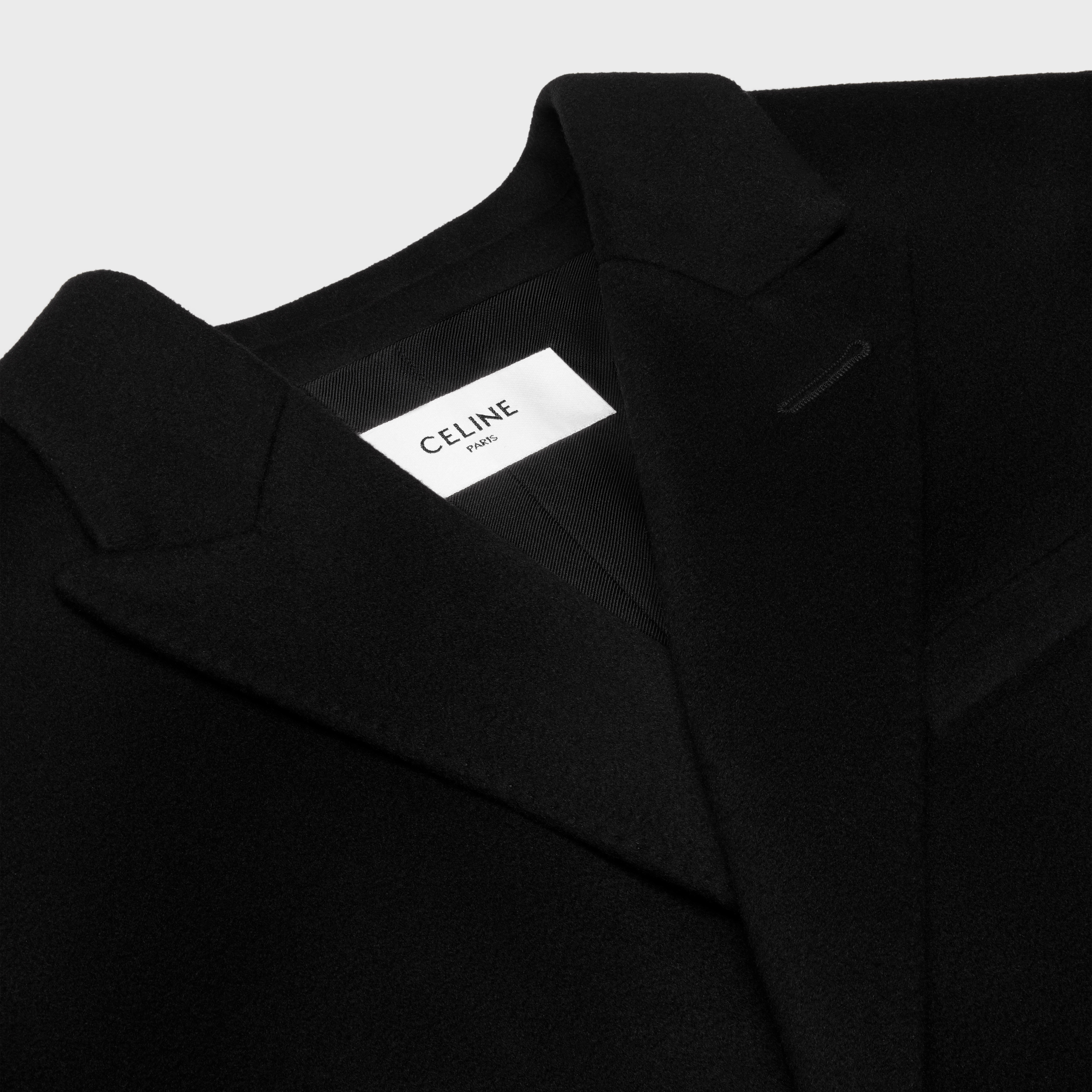 セリーヌ Celine Robe Pensionnaire Manches Cape CELINE spencer cape coat in cashmere cloth | celine | REVERSIBLE