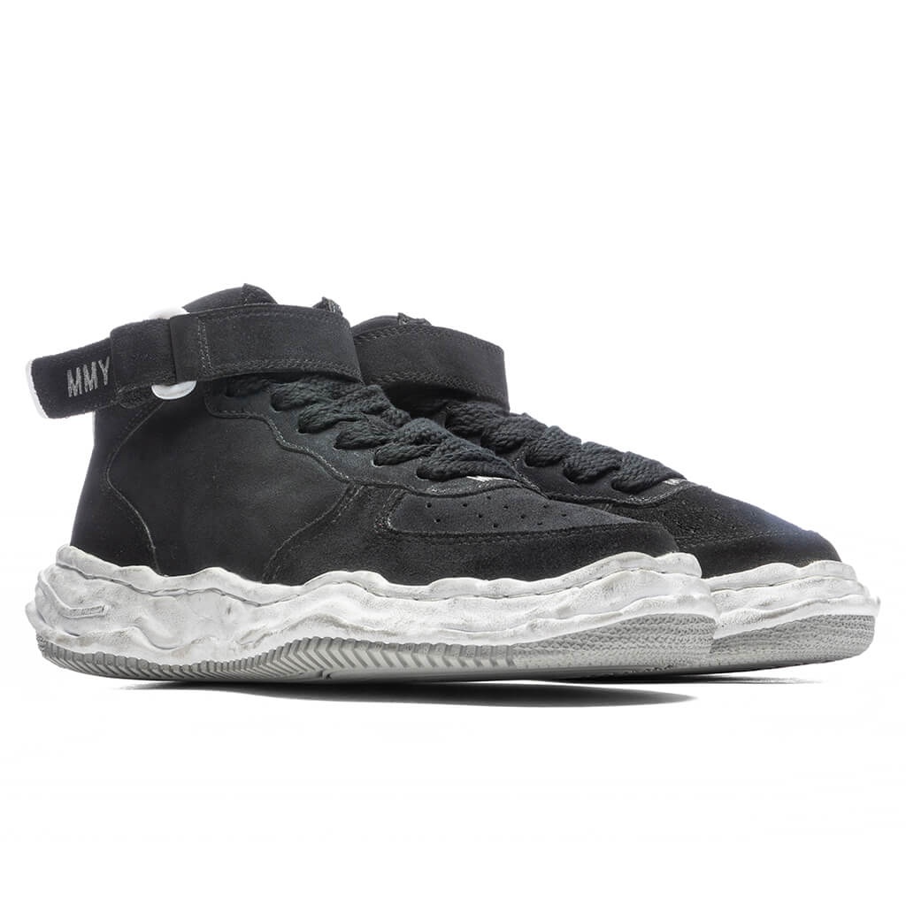 WAYNE BRUSHED SUEDE HIGH - BLACK - 2