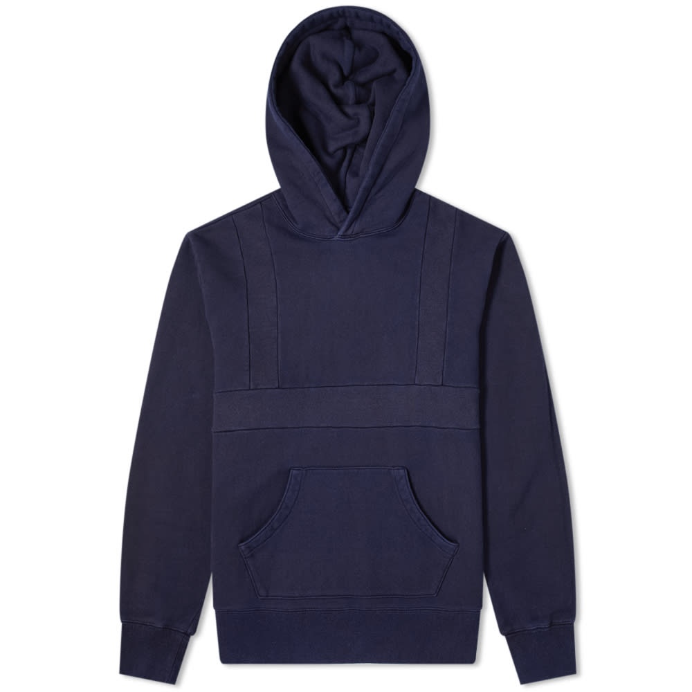 Blue Blue Japan Panel Hoody - 1