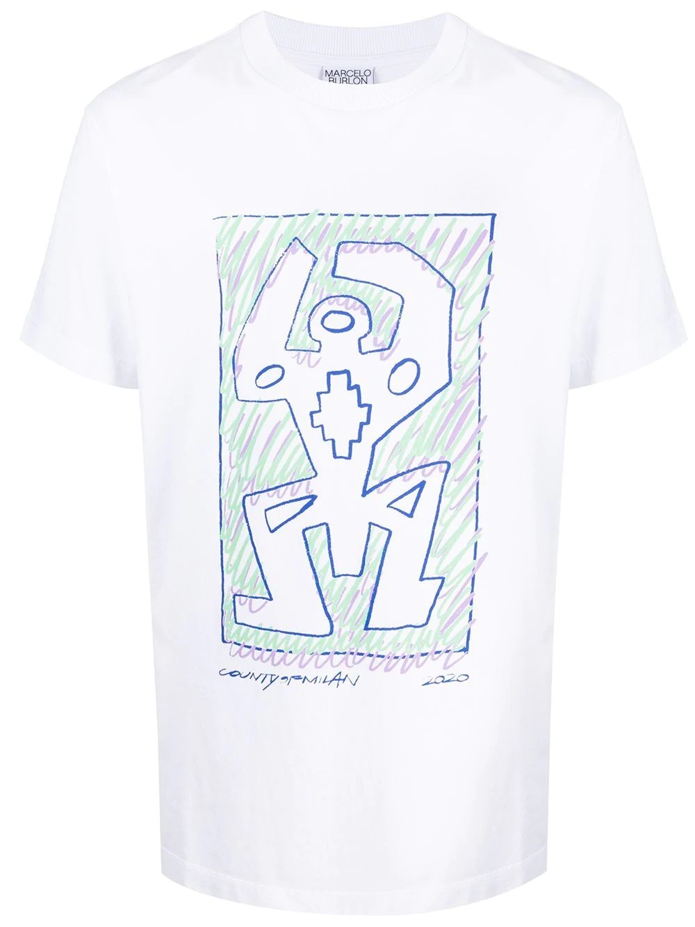 Cross Man crew-neck T-shirt - 1