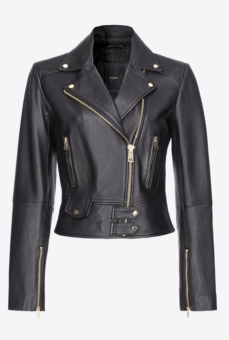 NAPPA LEATHER BIKER JACKET 1