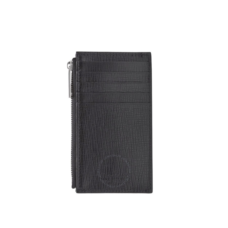 Ferragamo Hammered Calfskin Credit Card Holder - 2