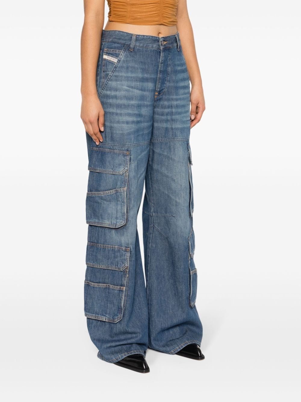 1996 D-Sire 0njan low-rise straight-leg jeans - 3