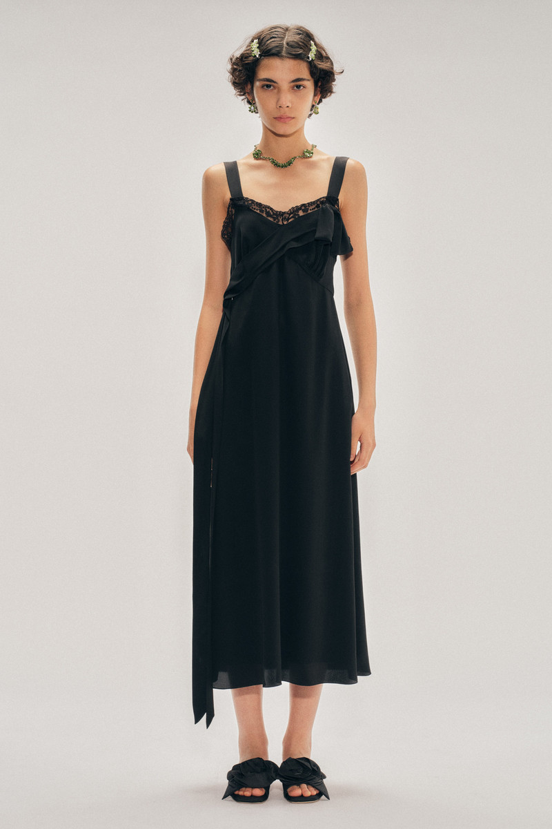 Bow Sash Slip Dress 1