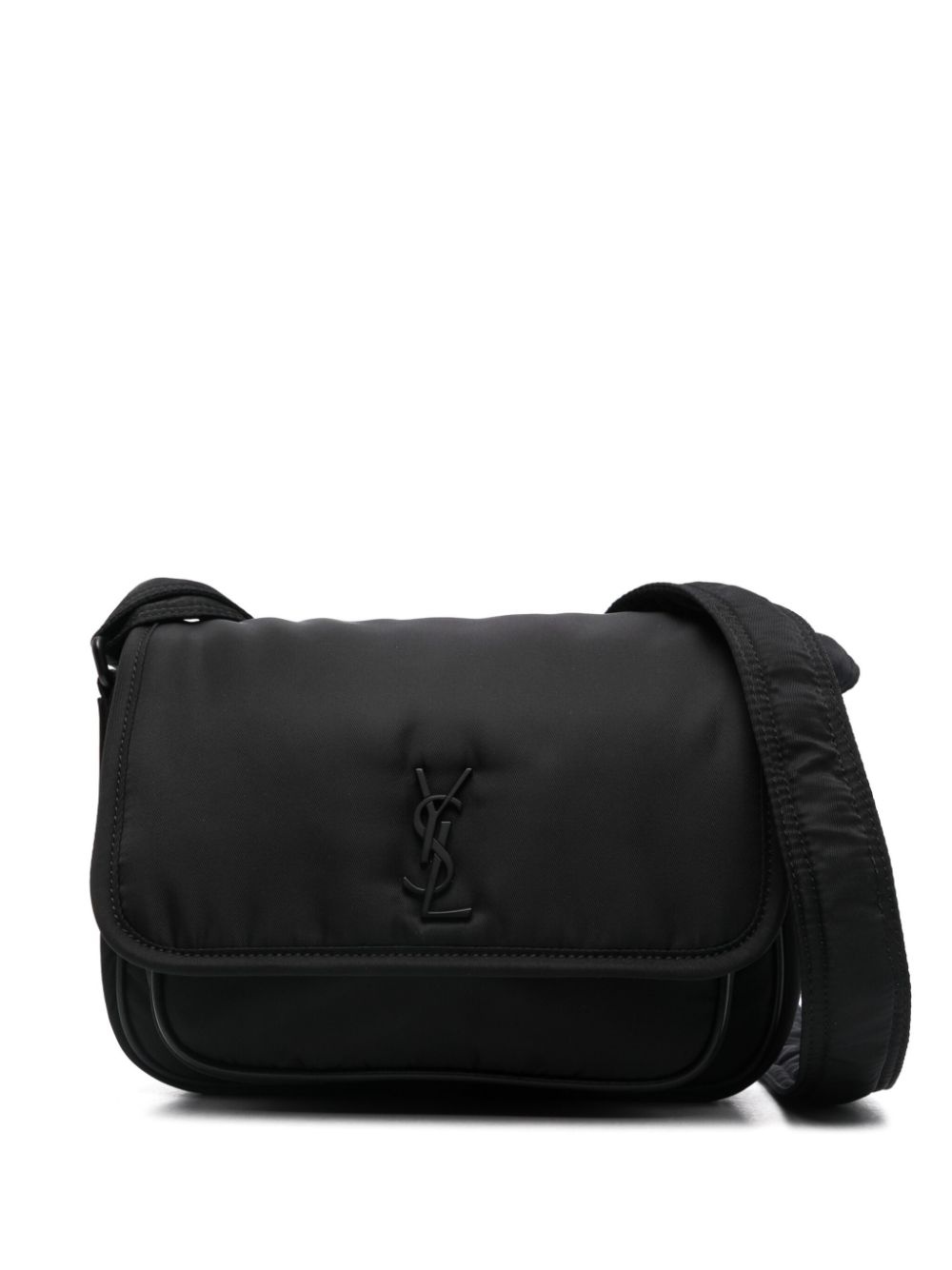 small Niki logo-plaque messenger bag - 1
