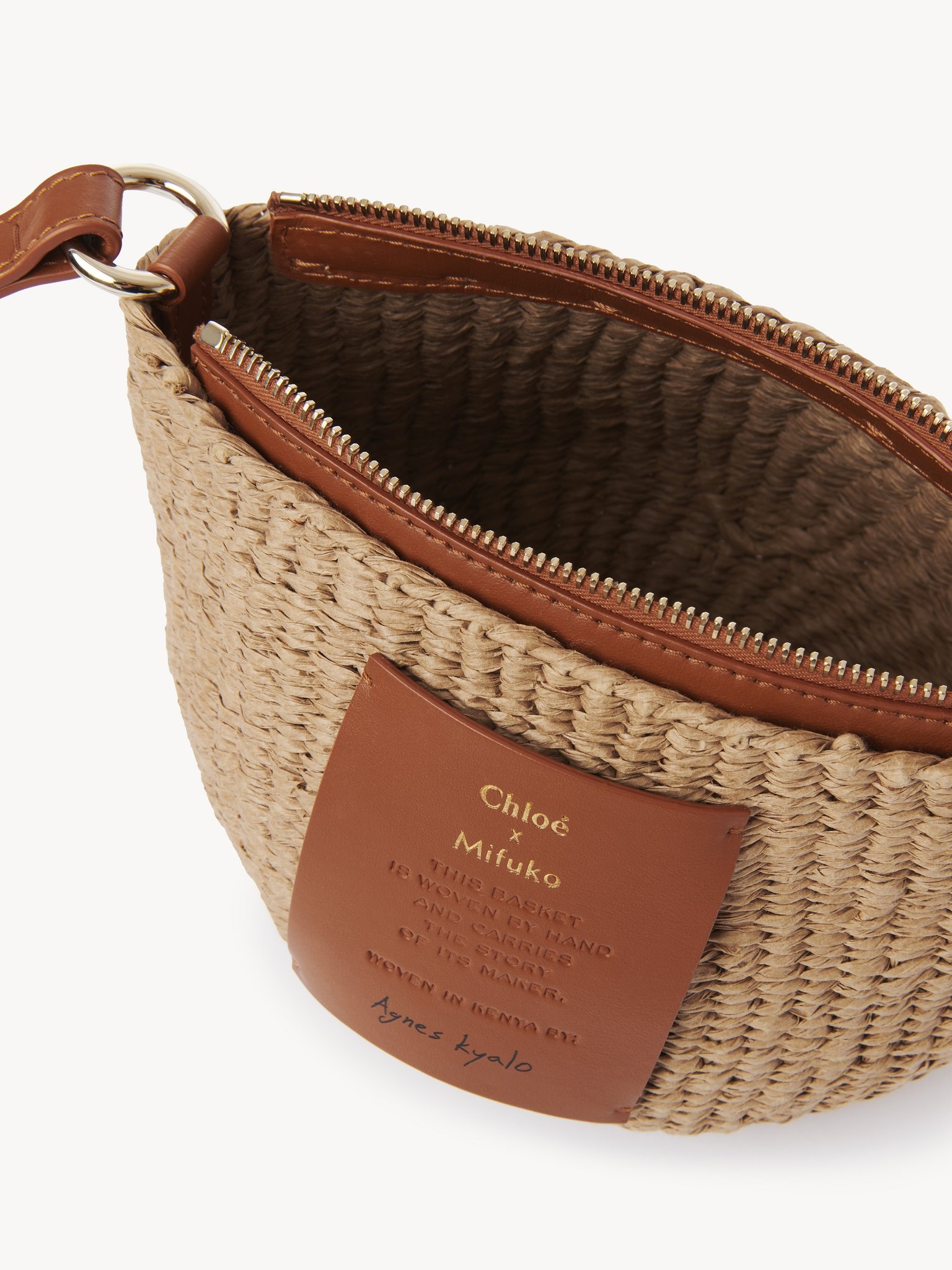 CHLOÉ ZIPPERED MINI BASKET - 5