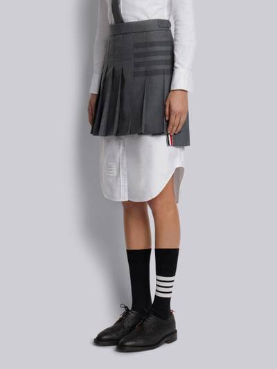 Thom Browne 4-Bar pleated mini skirt outlook