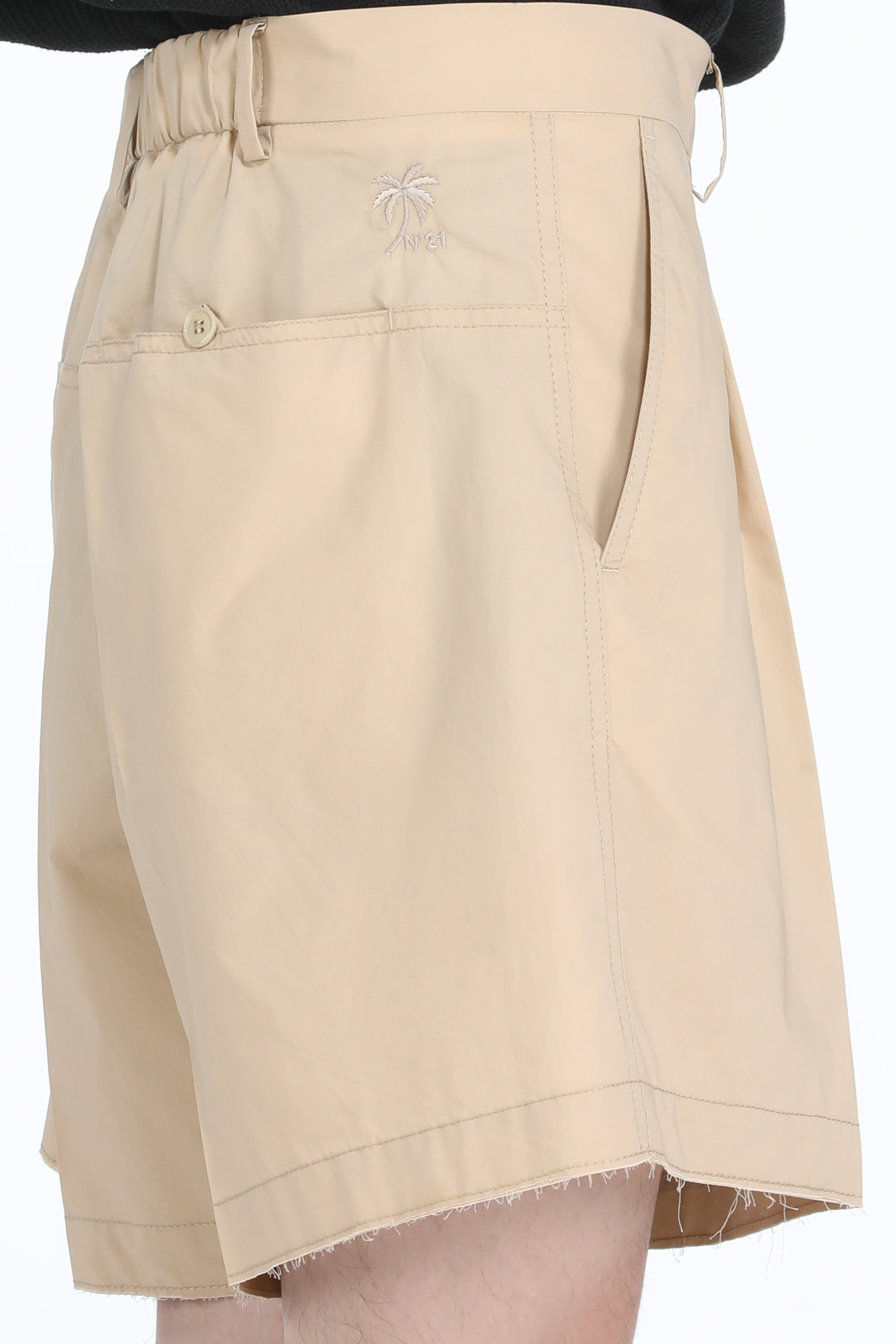 TAILORED COTTON SHORTS - 5