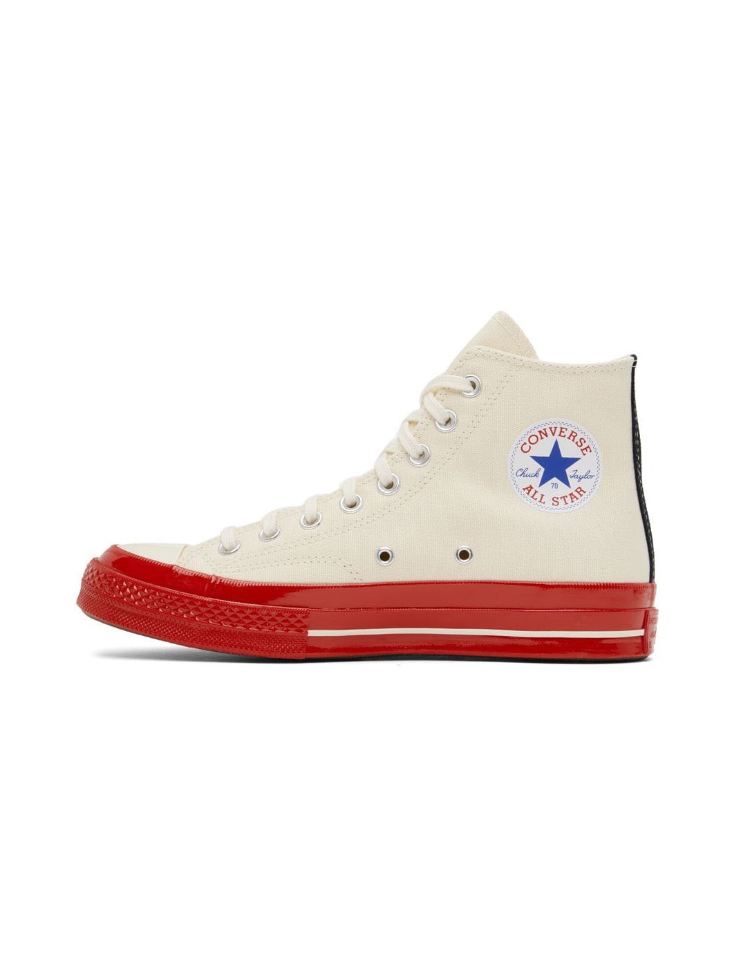 Off-White & Red Converse Edition Chuck 70 Sneakers - 3