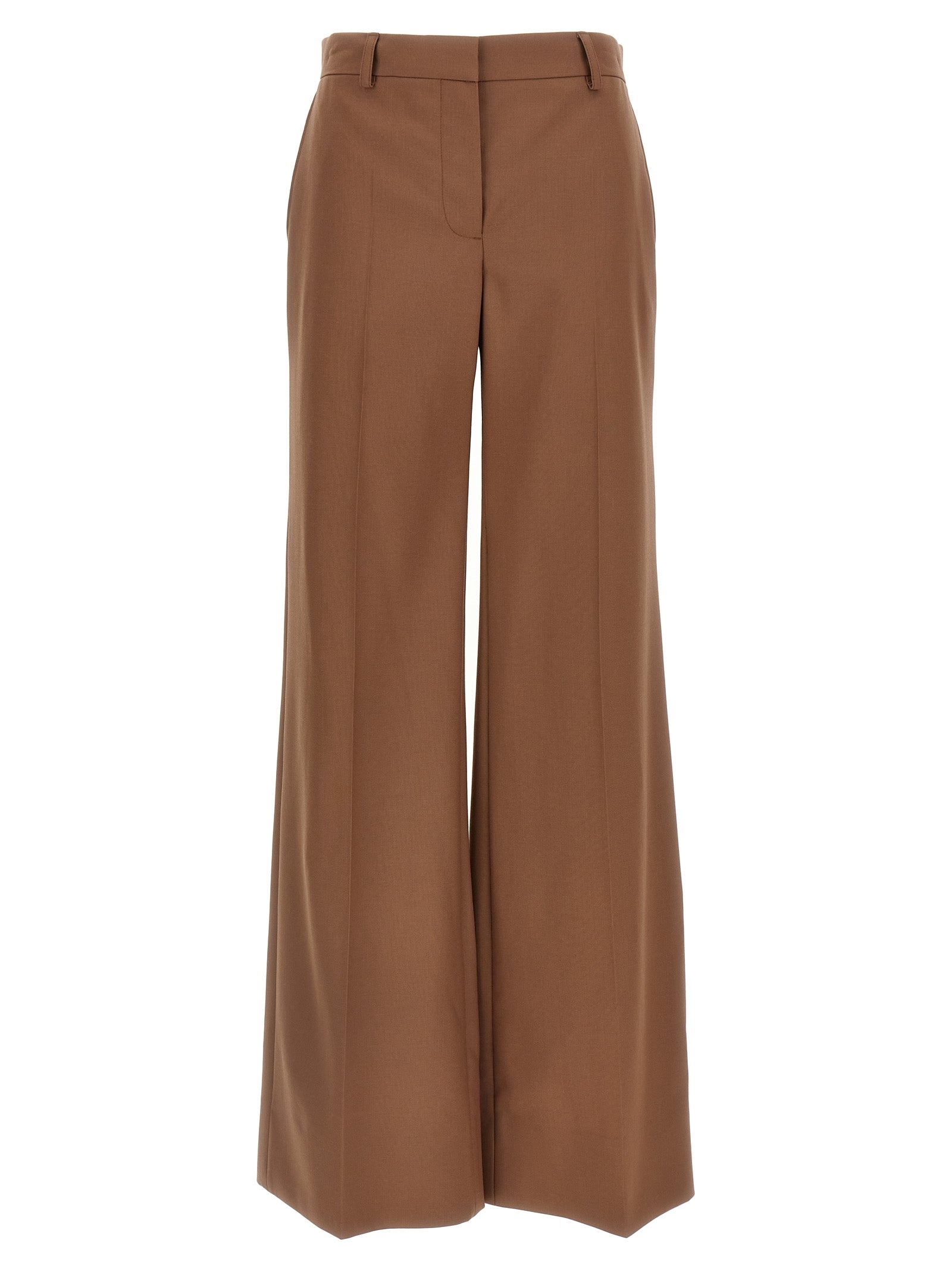 Wool Pants Brown - 1