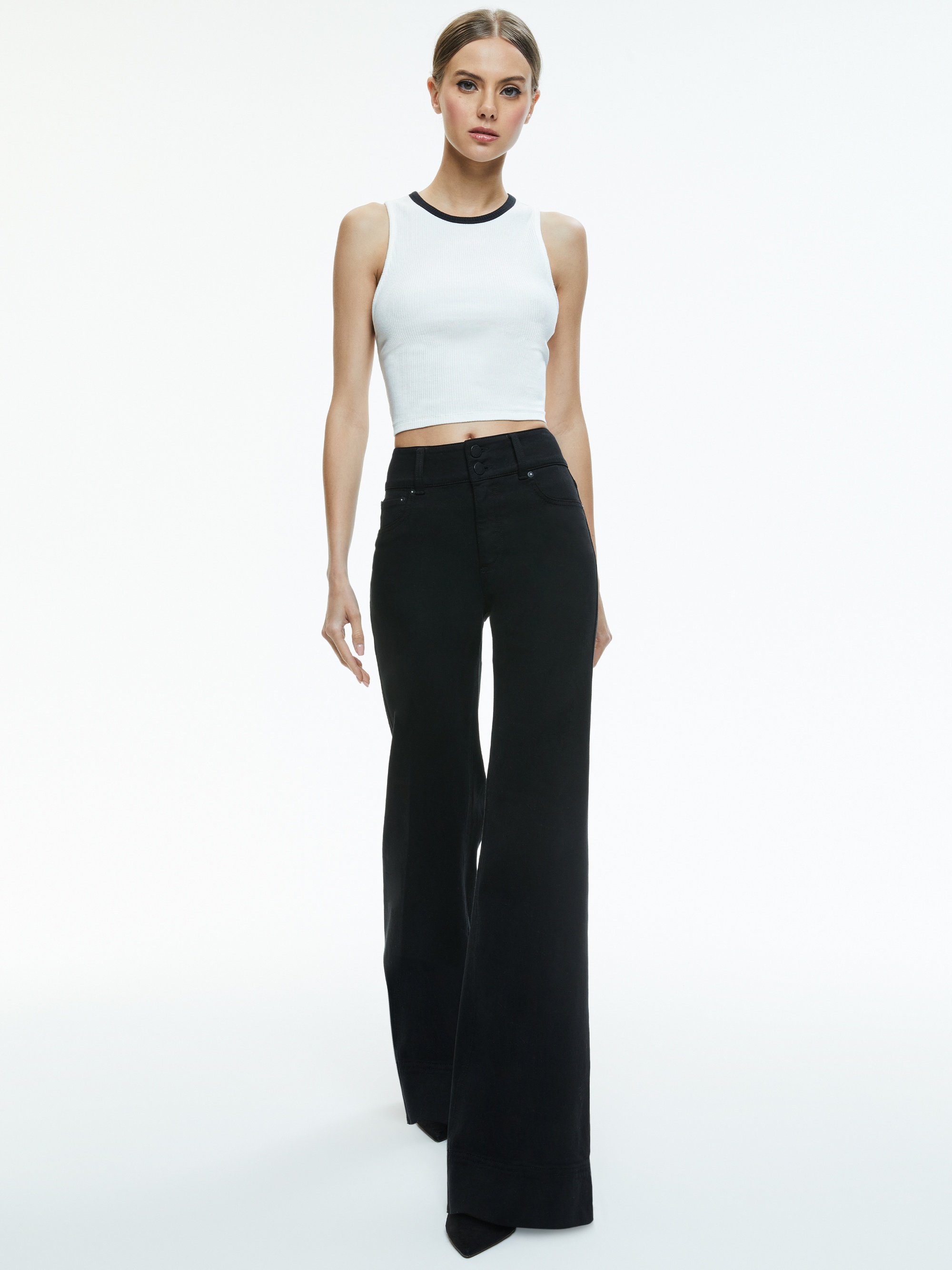 ANDRE FITTED CROPPED TANK - 5
