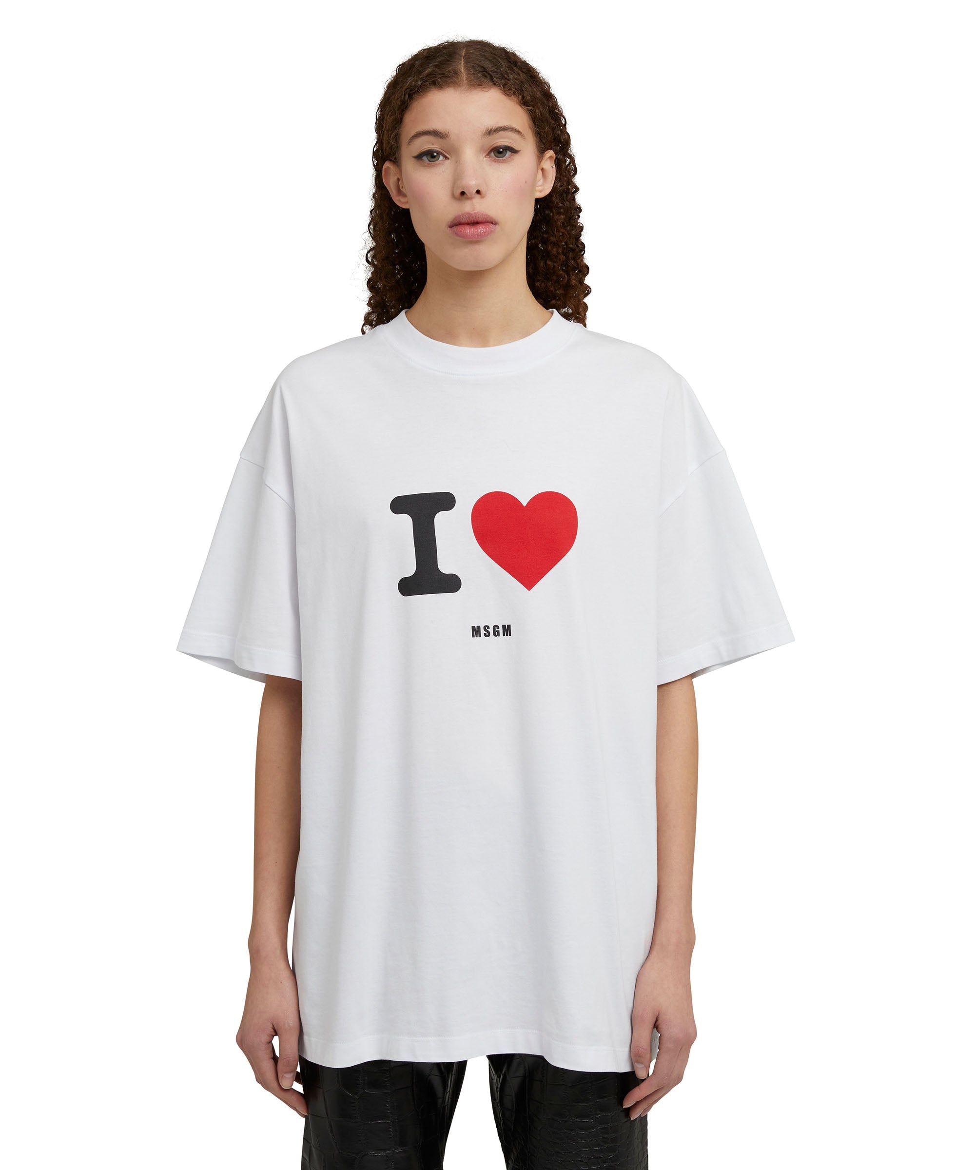 Crewneck t-shirt with seasonal statement - 6