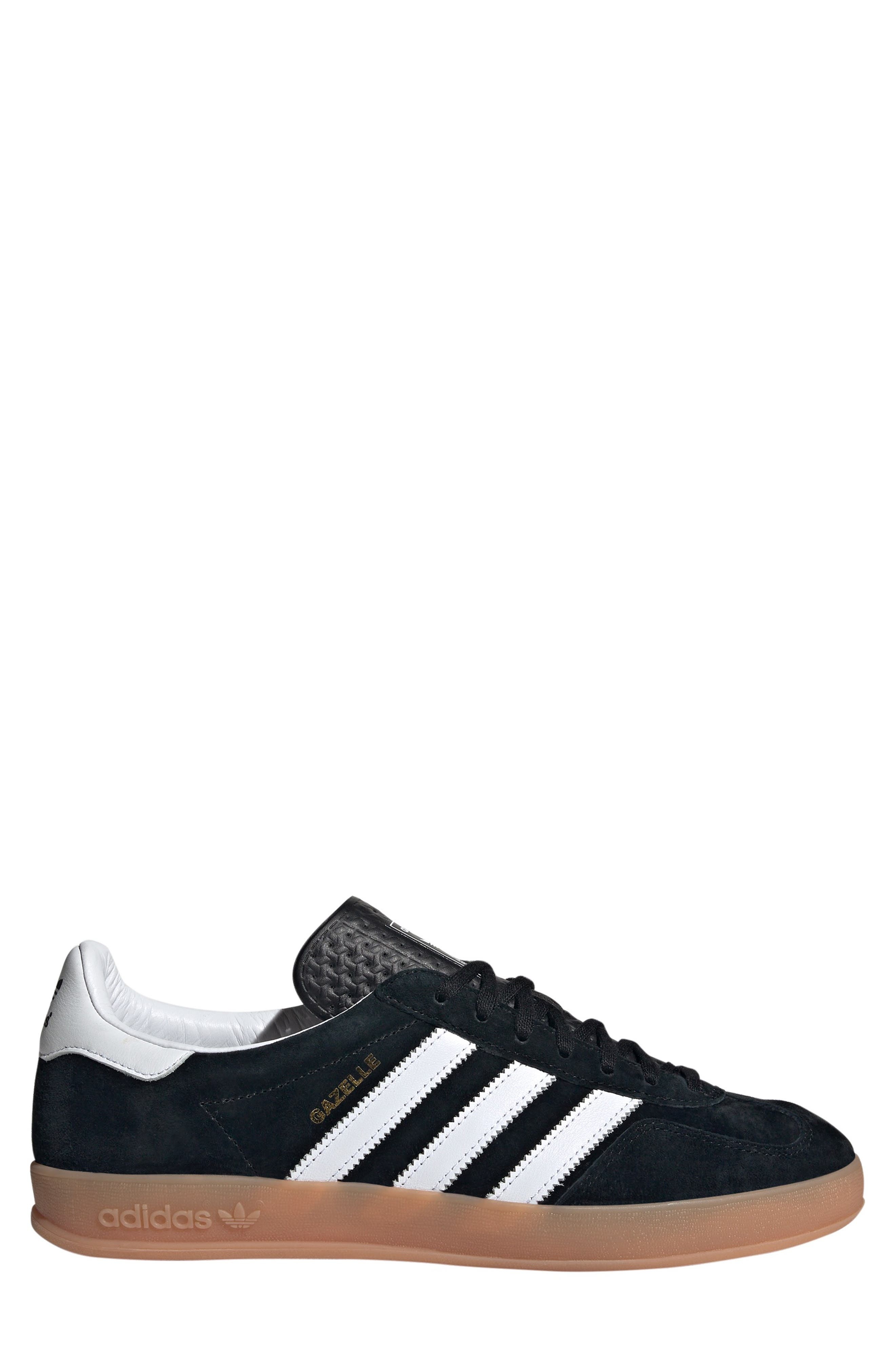 adidas Gazelle Indoor Sneaker in Cblack/ftw at Nordstrom - 3