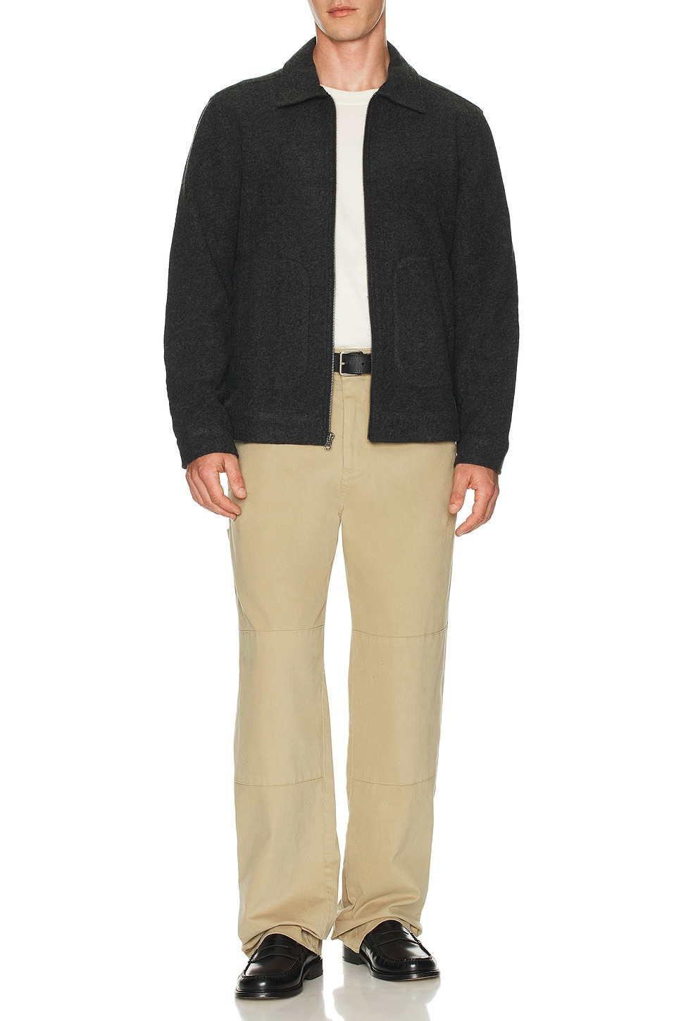 Peached Cotton Henry Pant - 5
