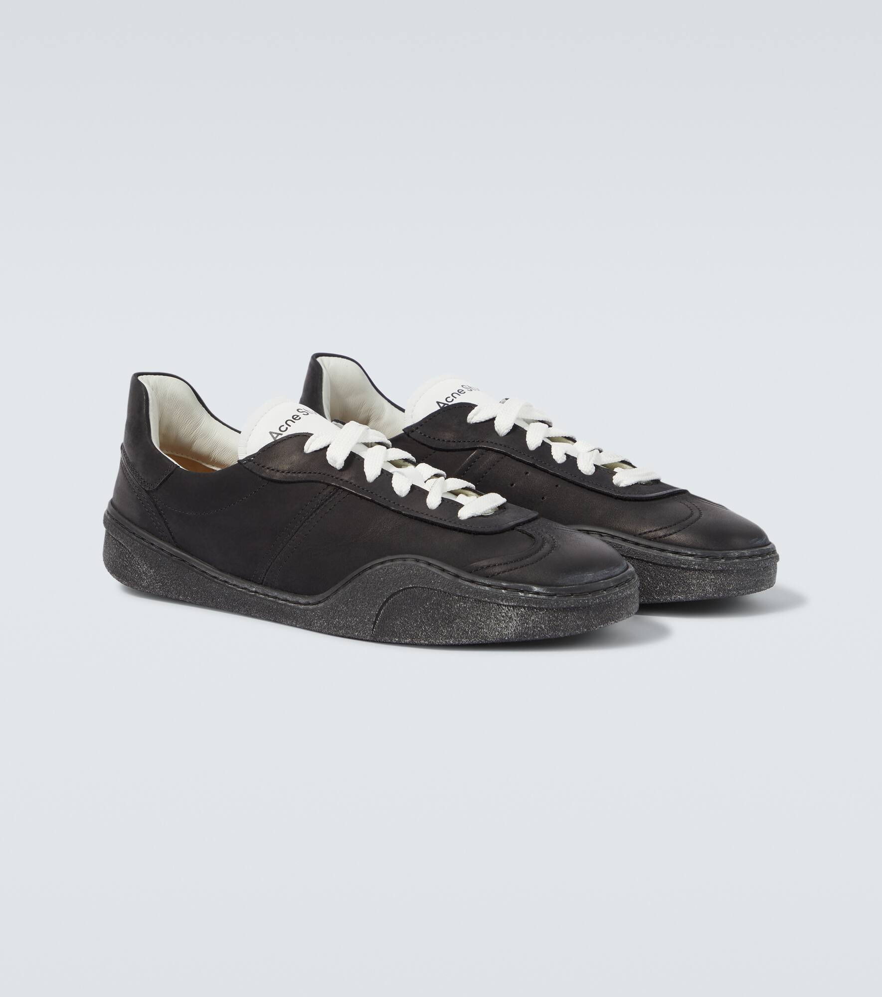 Leather sneakers - 5