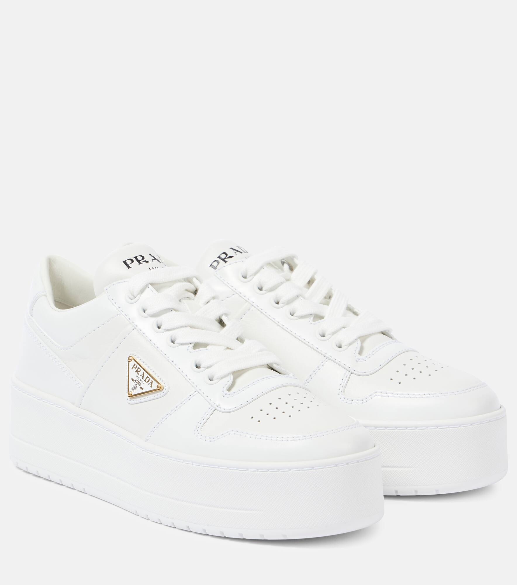 Downtown Bold leather platform sneakers - 1