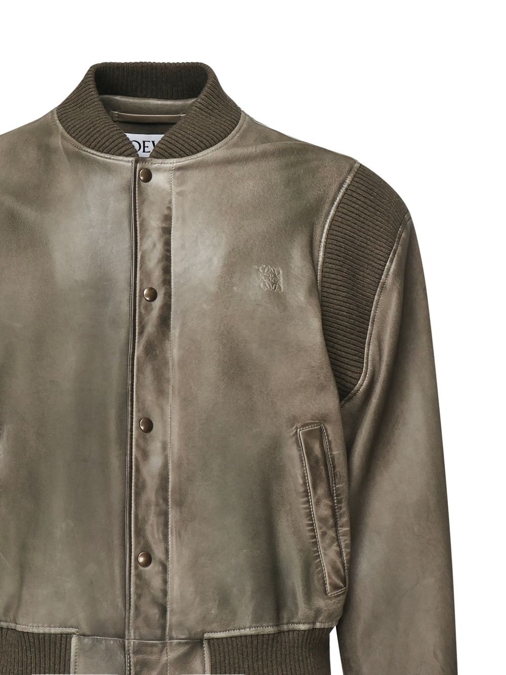 debossed-logo bomber jacket - 3