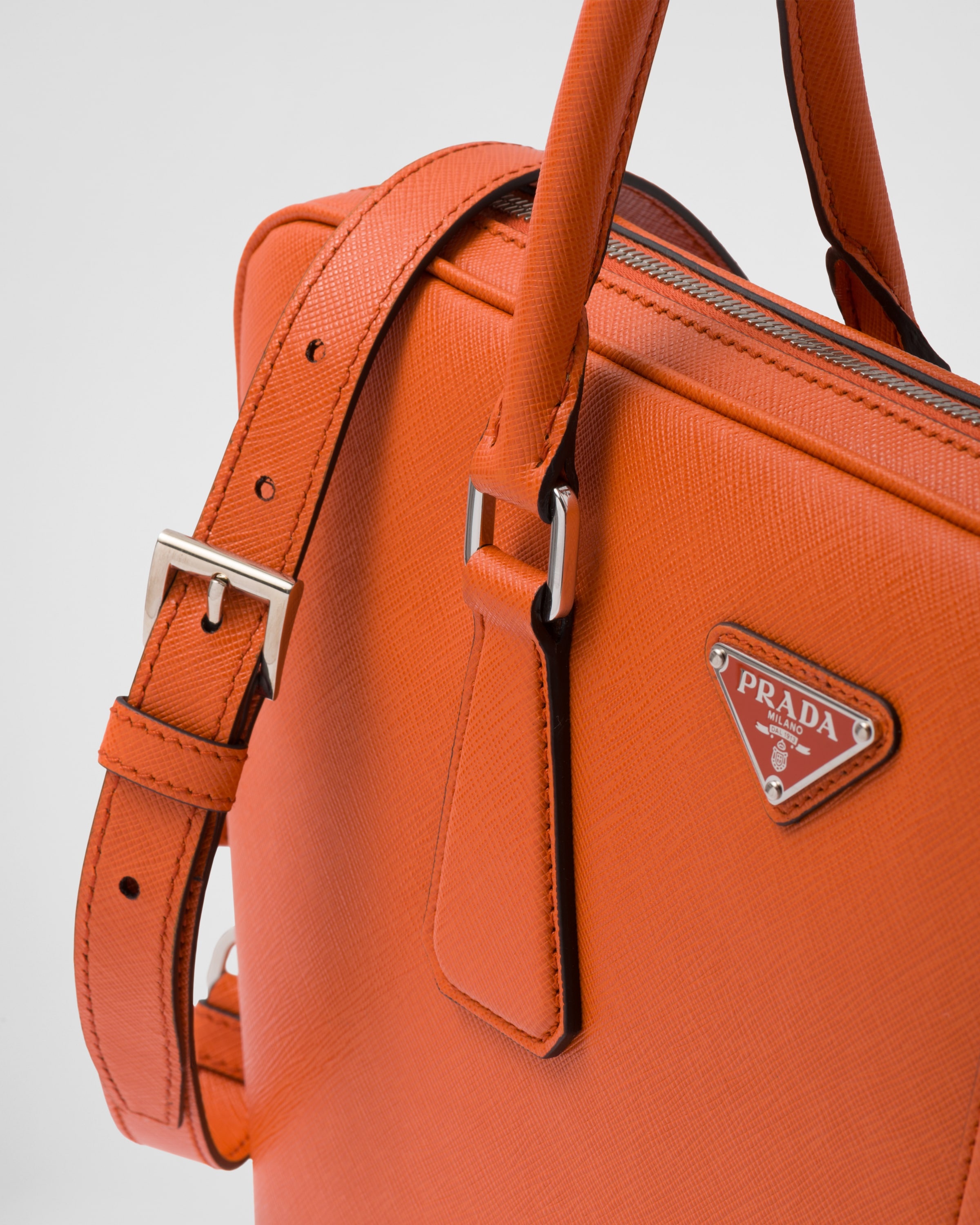 Saffiano Leather Work Bag - 7