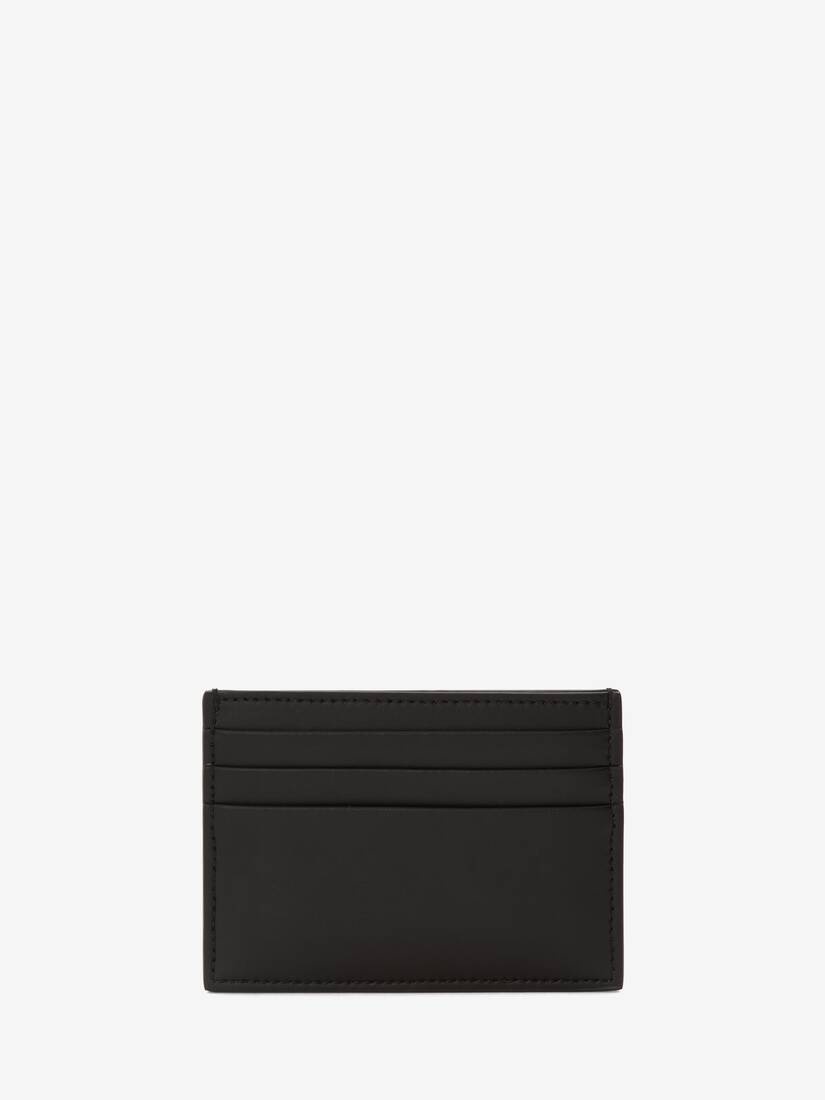 Men's McQueen Graffiti Cardholder in Black - 3