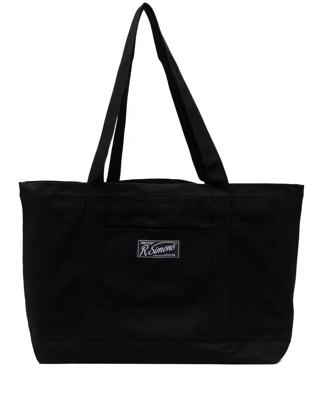 logo patch tote bag - 1