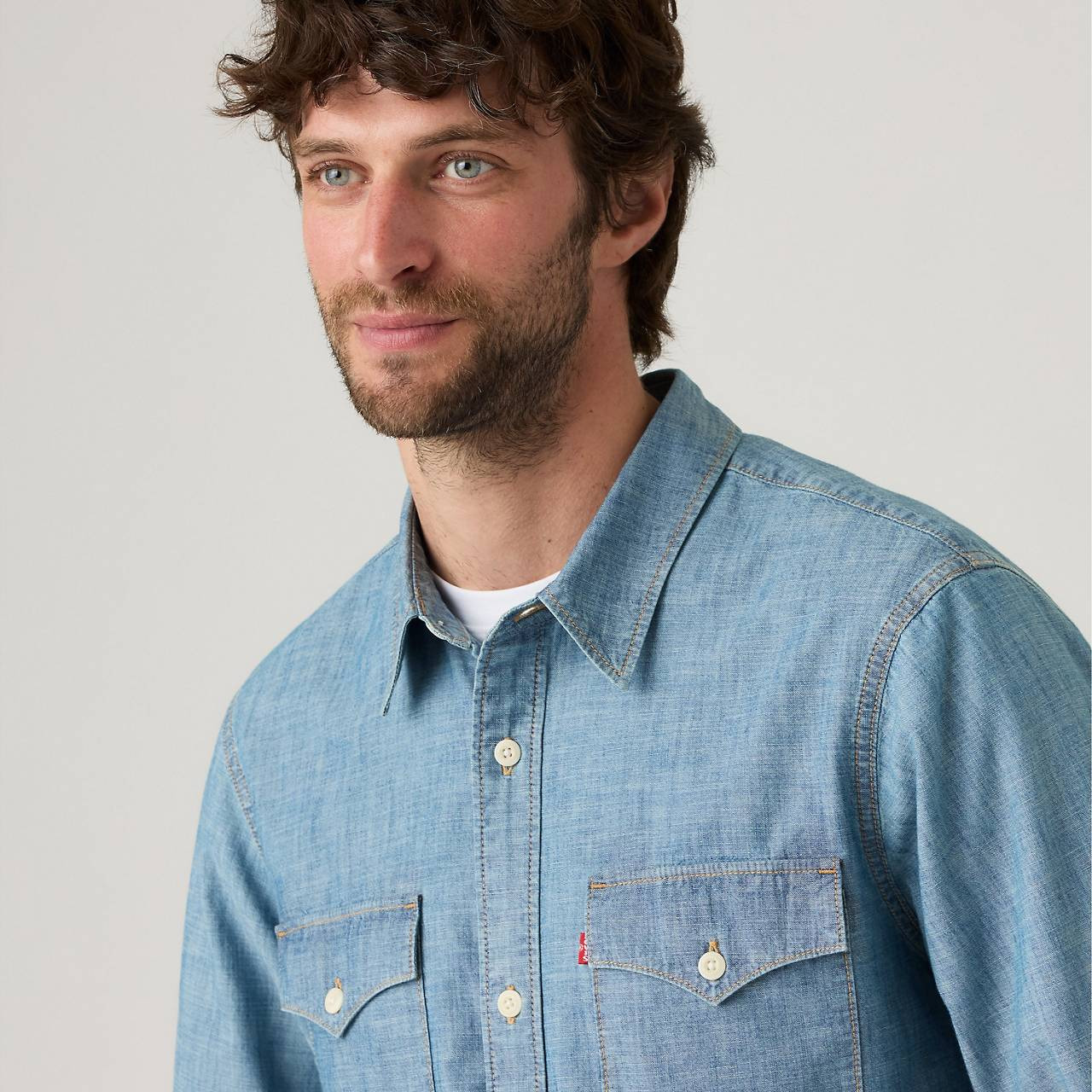 RELAXED FIT WESTERN SHIRT - 4