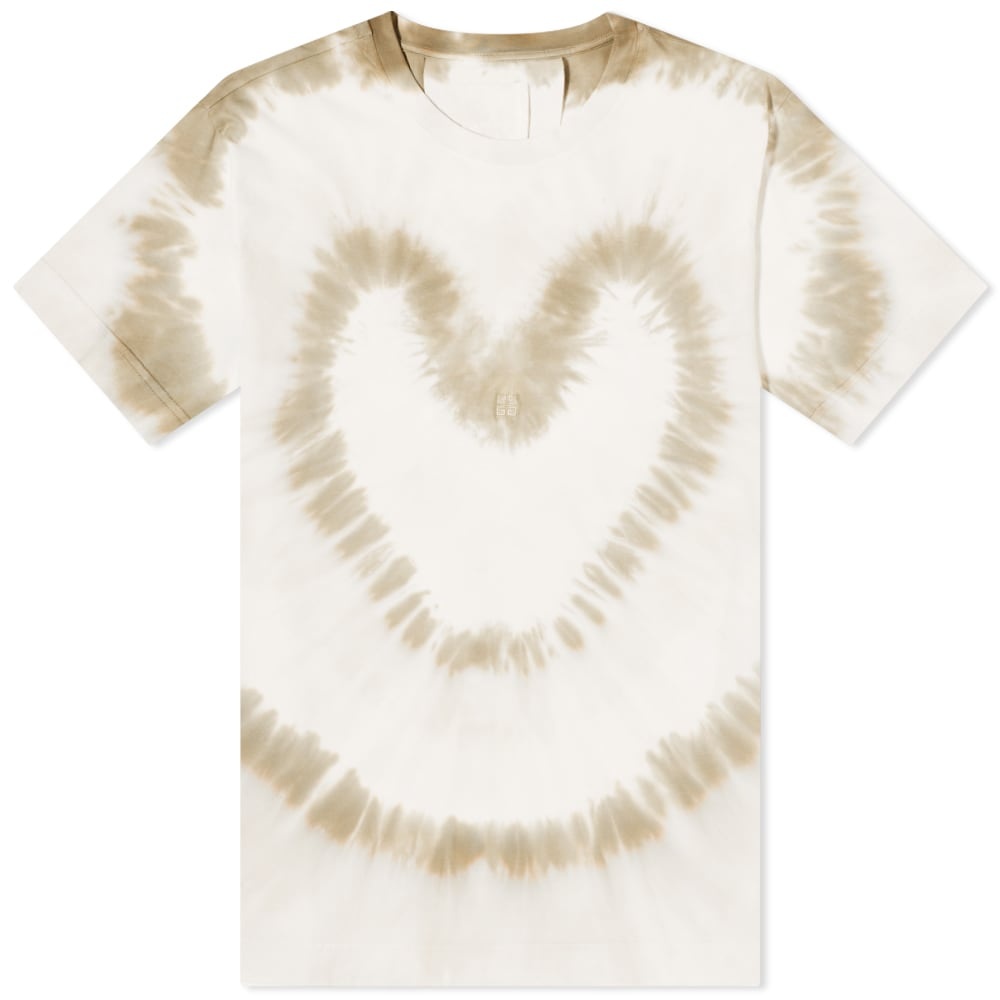 Givenchy Tie Dye Hearts Oversized Tee - 1