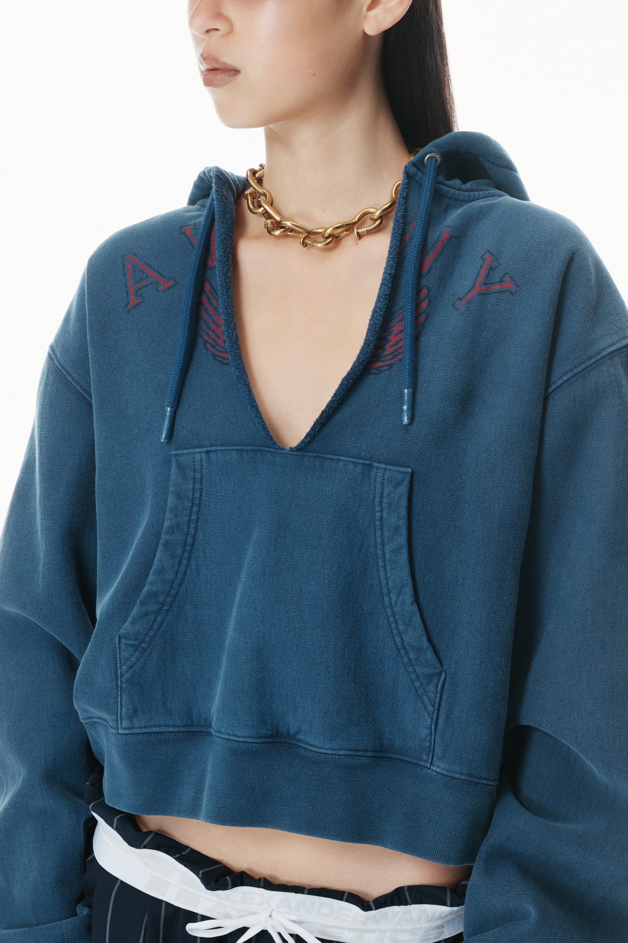 Distressed Cotton Hoodie - 3
