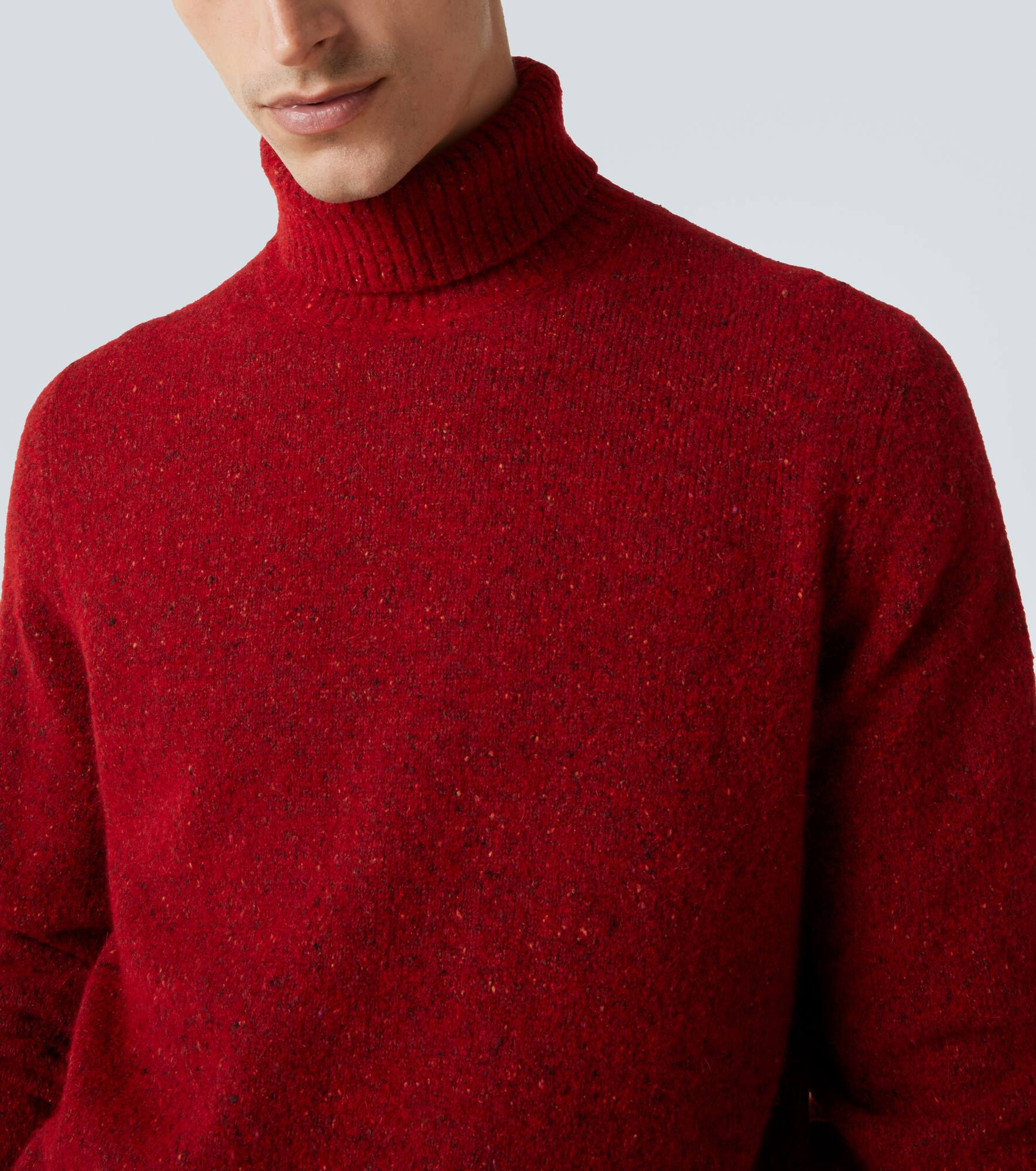 Alpaca wool, silk, and cotton-blend sweater - 5