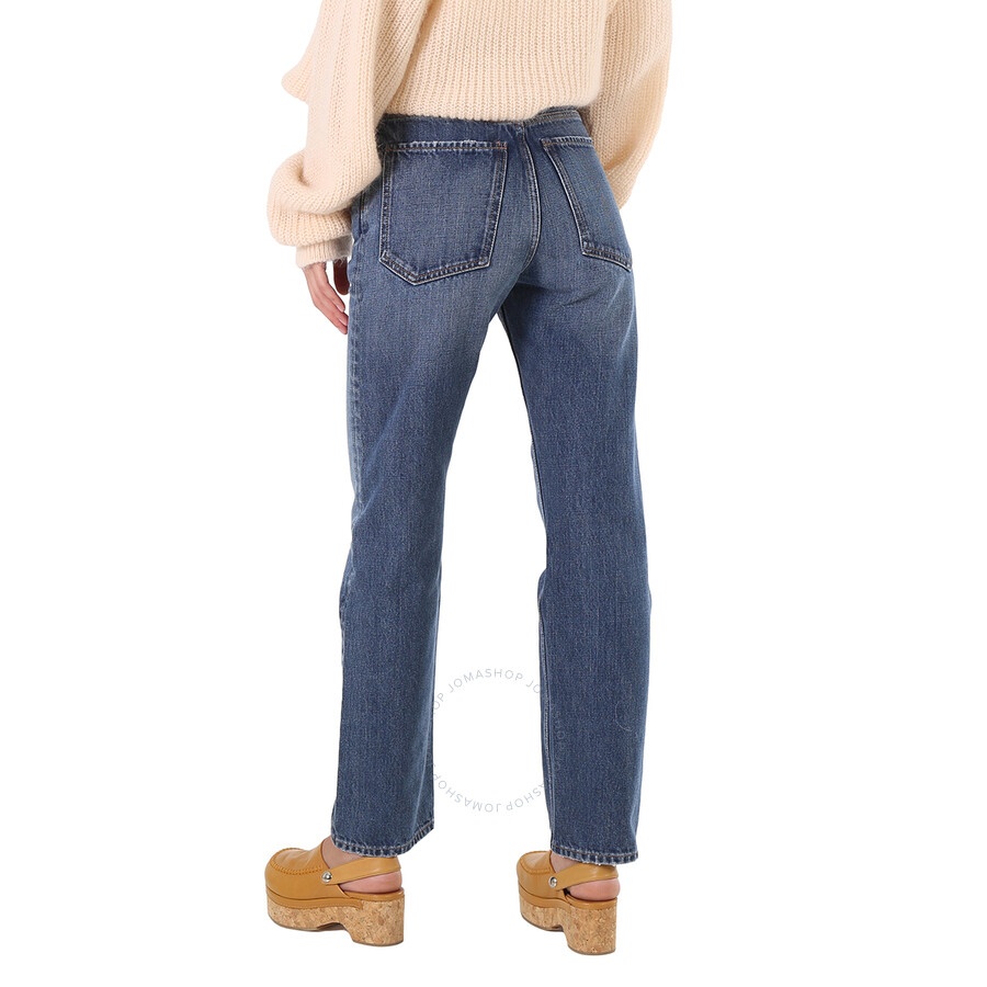 Chloe Ladies Slim Washed Denim Jeans, Waist Size 25" - 6