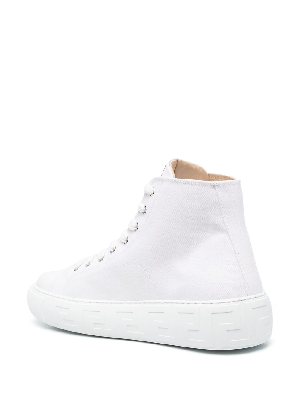 logo-patch high-top sneakers - 3