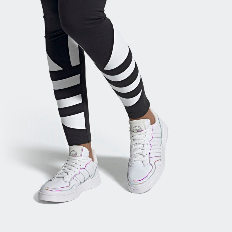 (WMNS) adidas Supercourt 'White Iridescent' FV9716 7