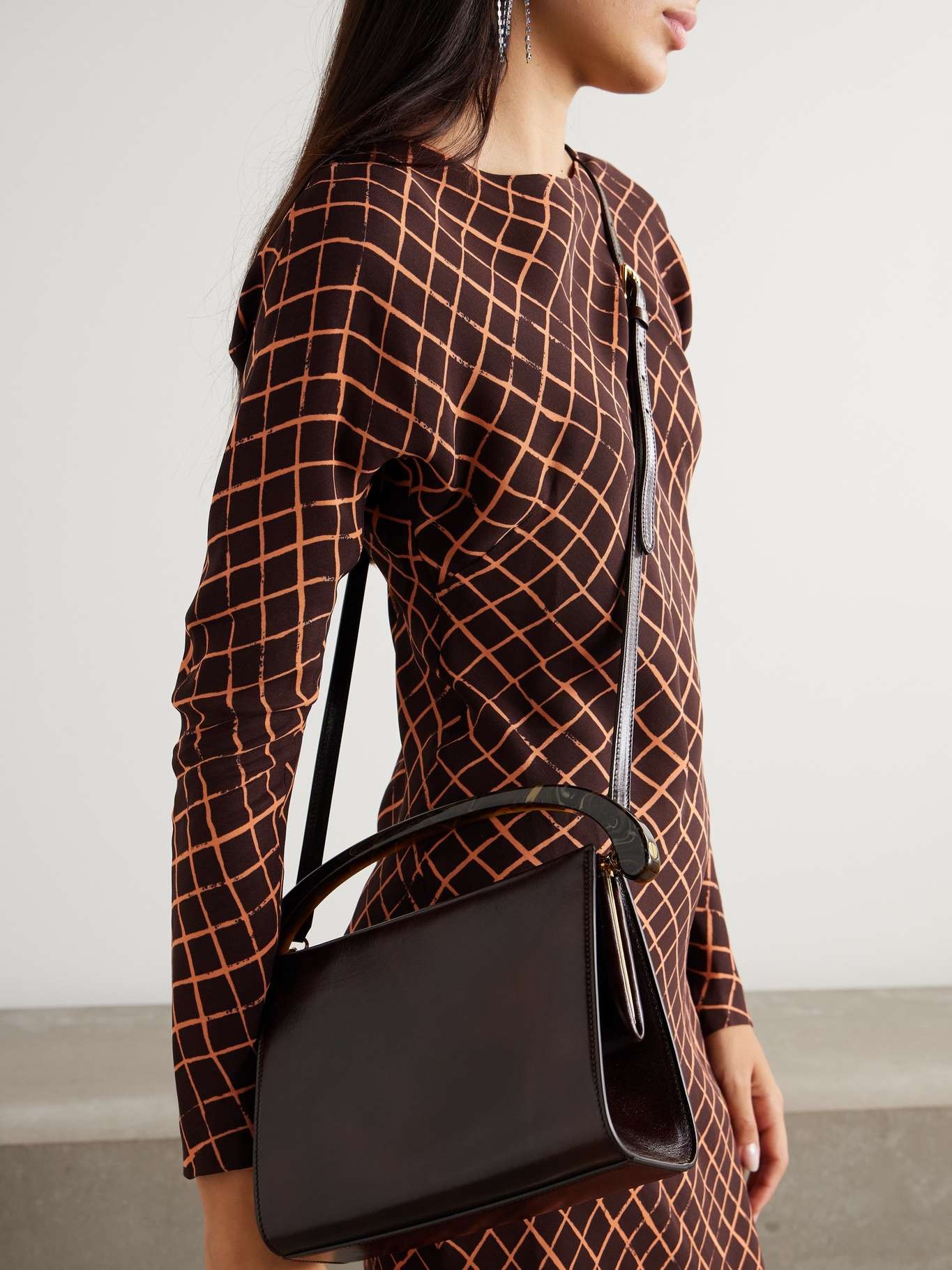 Dries Van Noten Leather shoulder bag | REVERSIBLE