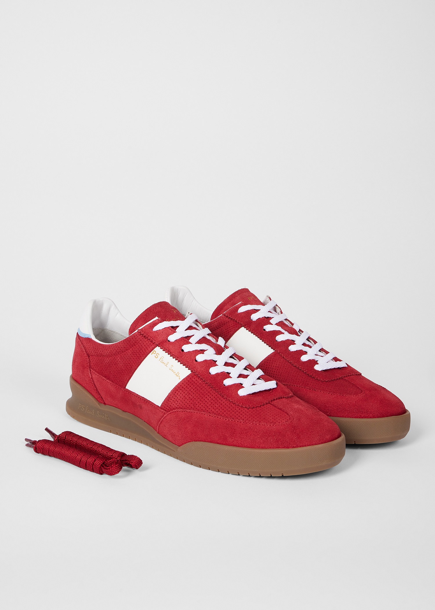 Red Suede 'Dover' Trainers - 3